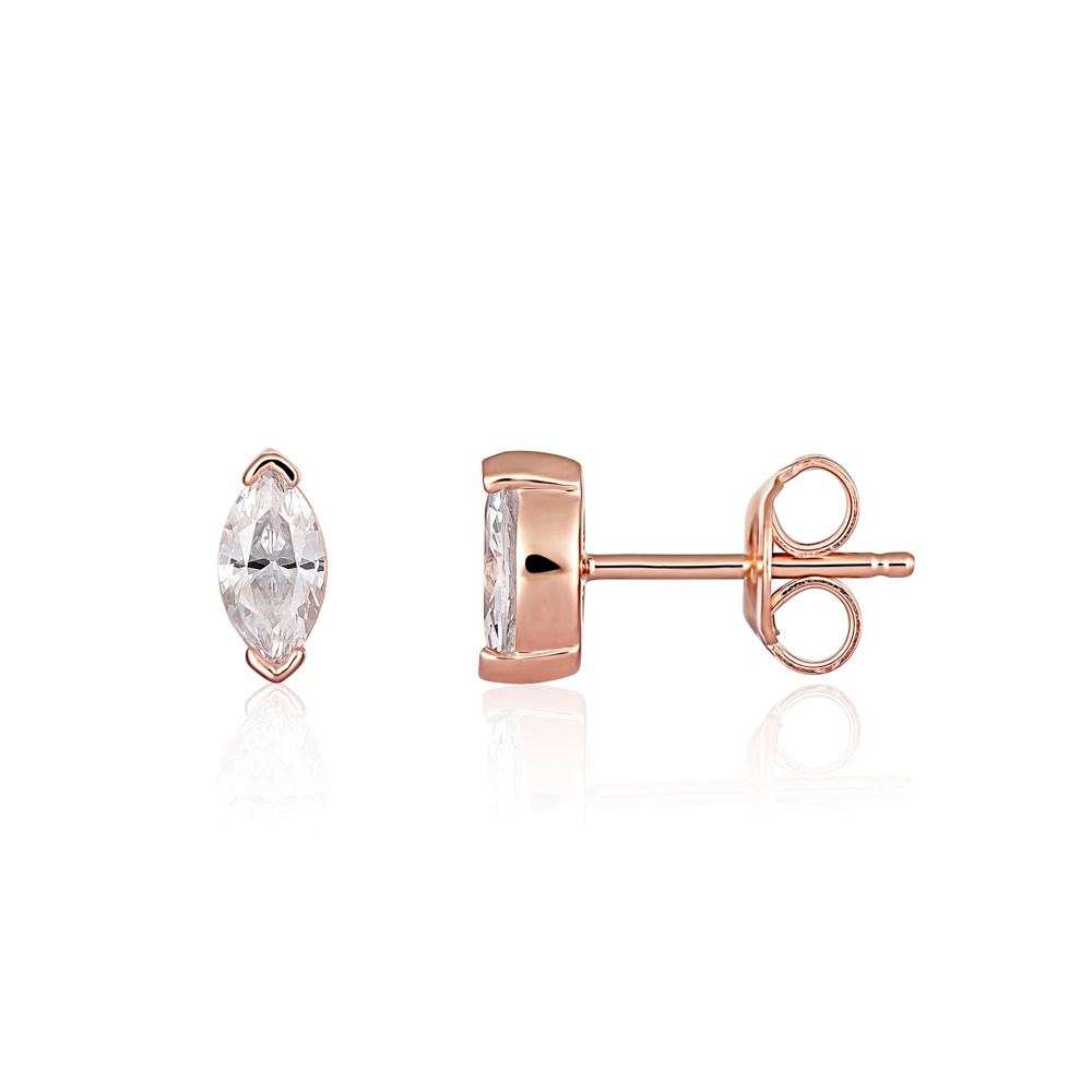 Georgini Heirloom Forever Earrings Rose Gold