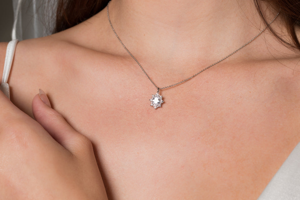 Georgini Iconic Bridal Eloise Pendant Silver