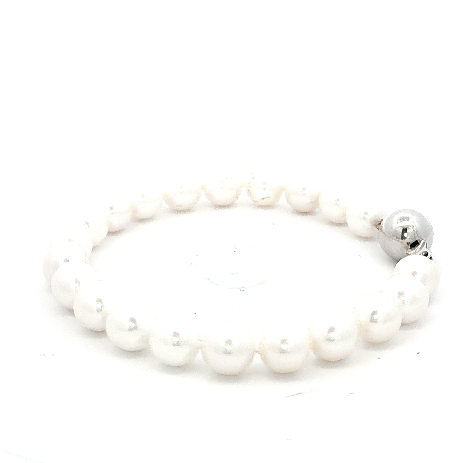 Fresh Water White Round Pearl Bracelet