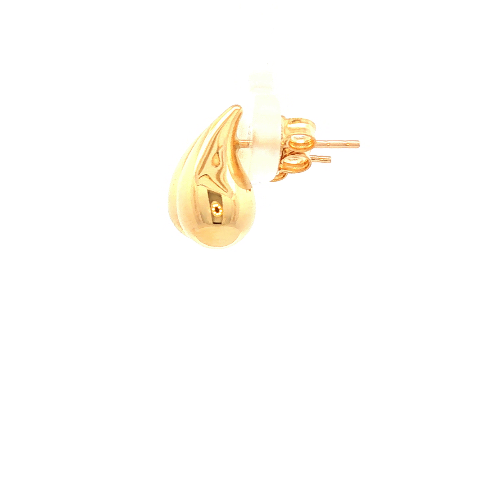 Bulbus Stud Small Earrings in Yellow Gold