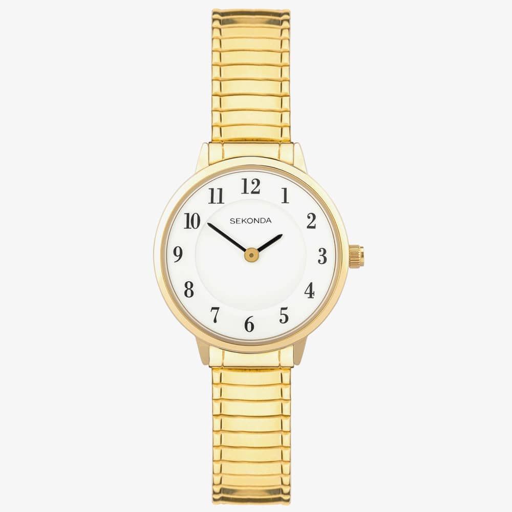 Sekonda Easy Reader Gold Expandable Watch