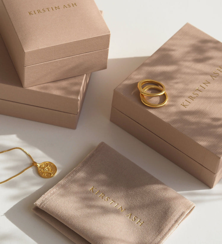 Kirstin Ash 18ct Gold Vermeil Initial 'P'