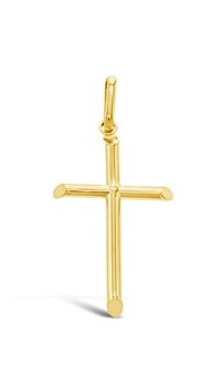25mm Crucifix in Yellow Gold