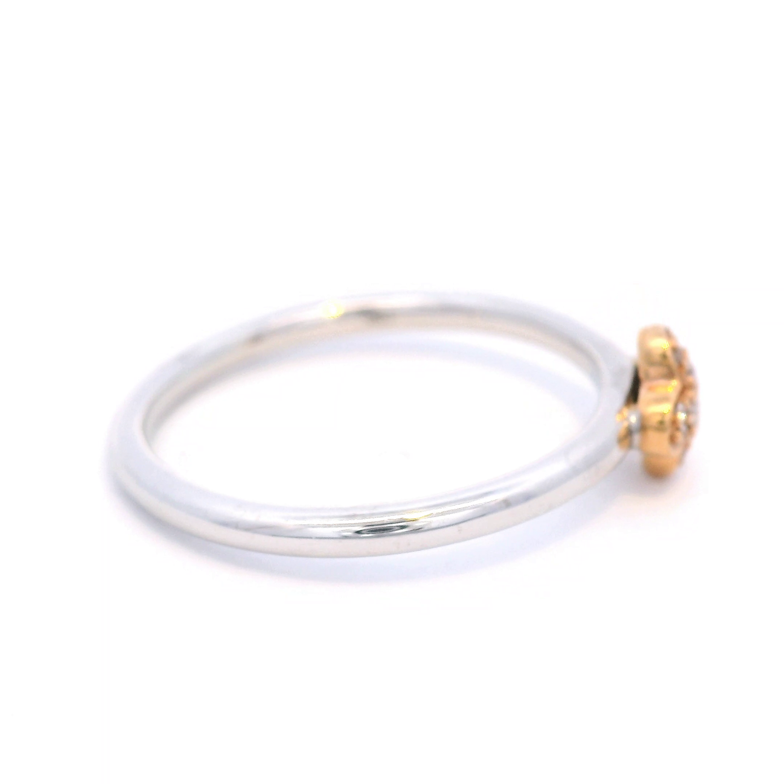 Diamond Dress Ring in White Gold
