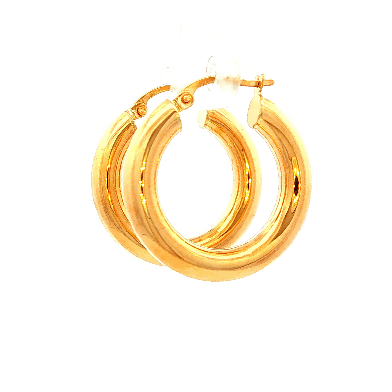 Classic Yellow Gold Hoop Earrings