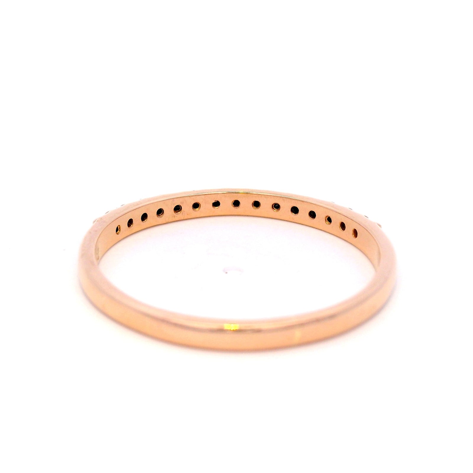 Diamond Set Dress Ring in Rose Gold