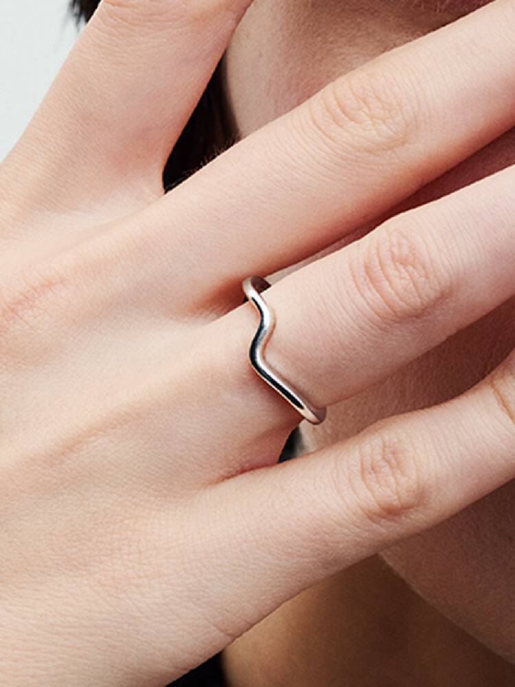 Pandora Polished Wave Ring