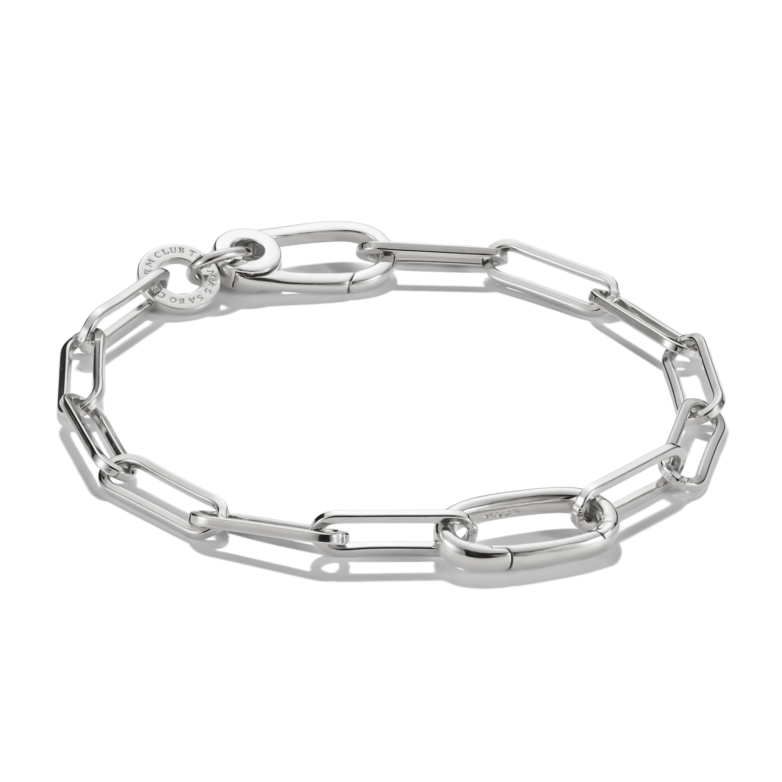 THOMAS SABO Connect Charm bracelet paperclip Silver