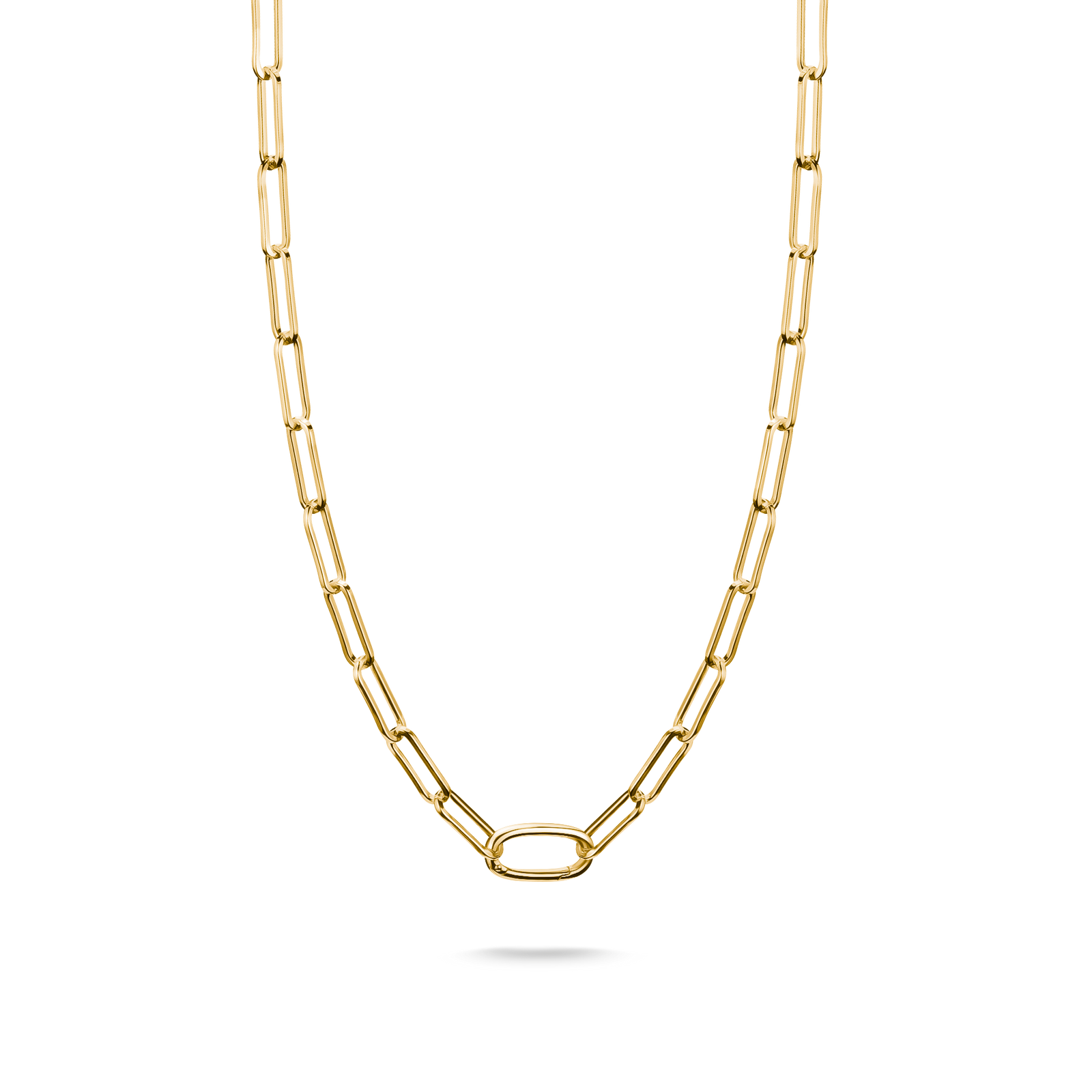 THOMAS SABO Connect Charm necklace paperclip Gold