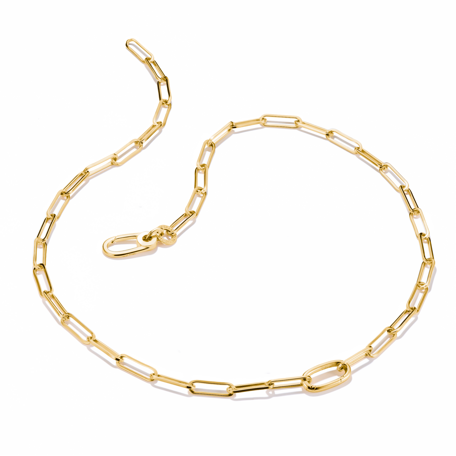 THOMAS SABO Connect Charm necklace paperclip Gold