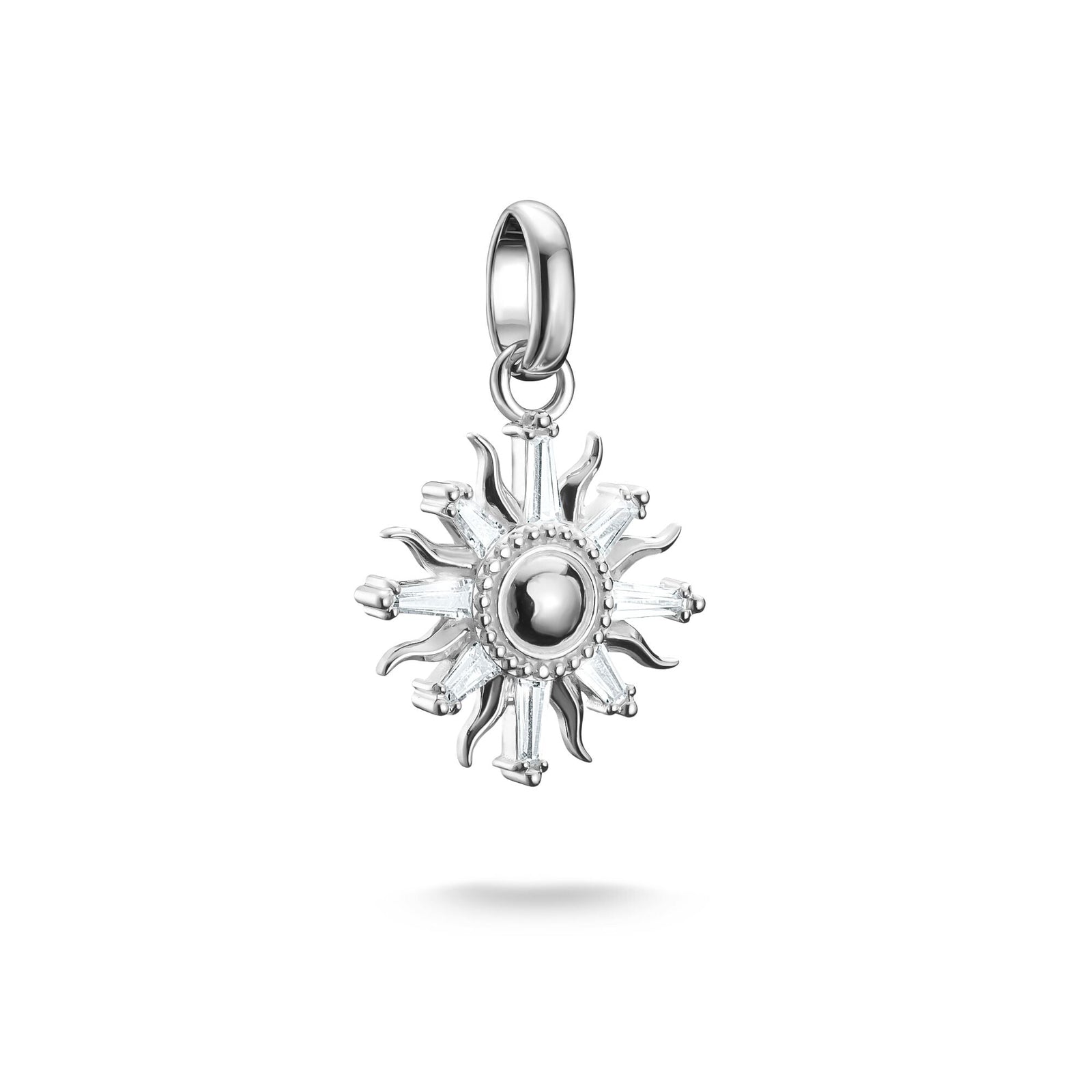 THOMAS SABO Connect Charm sun with stones silver