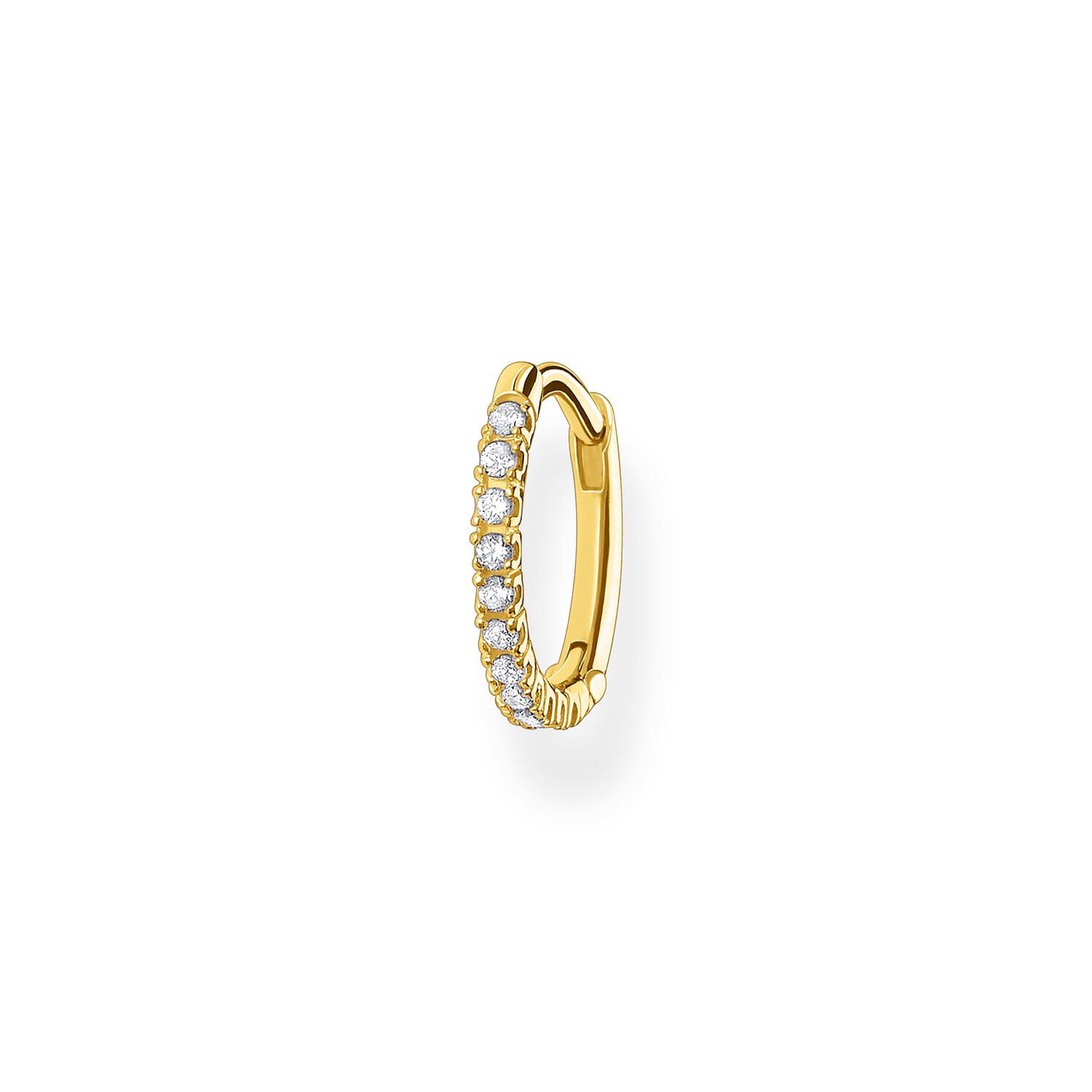 THOMAS SABO Single Hoop Earring White Stones