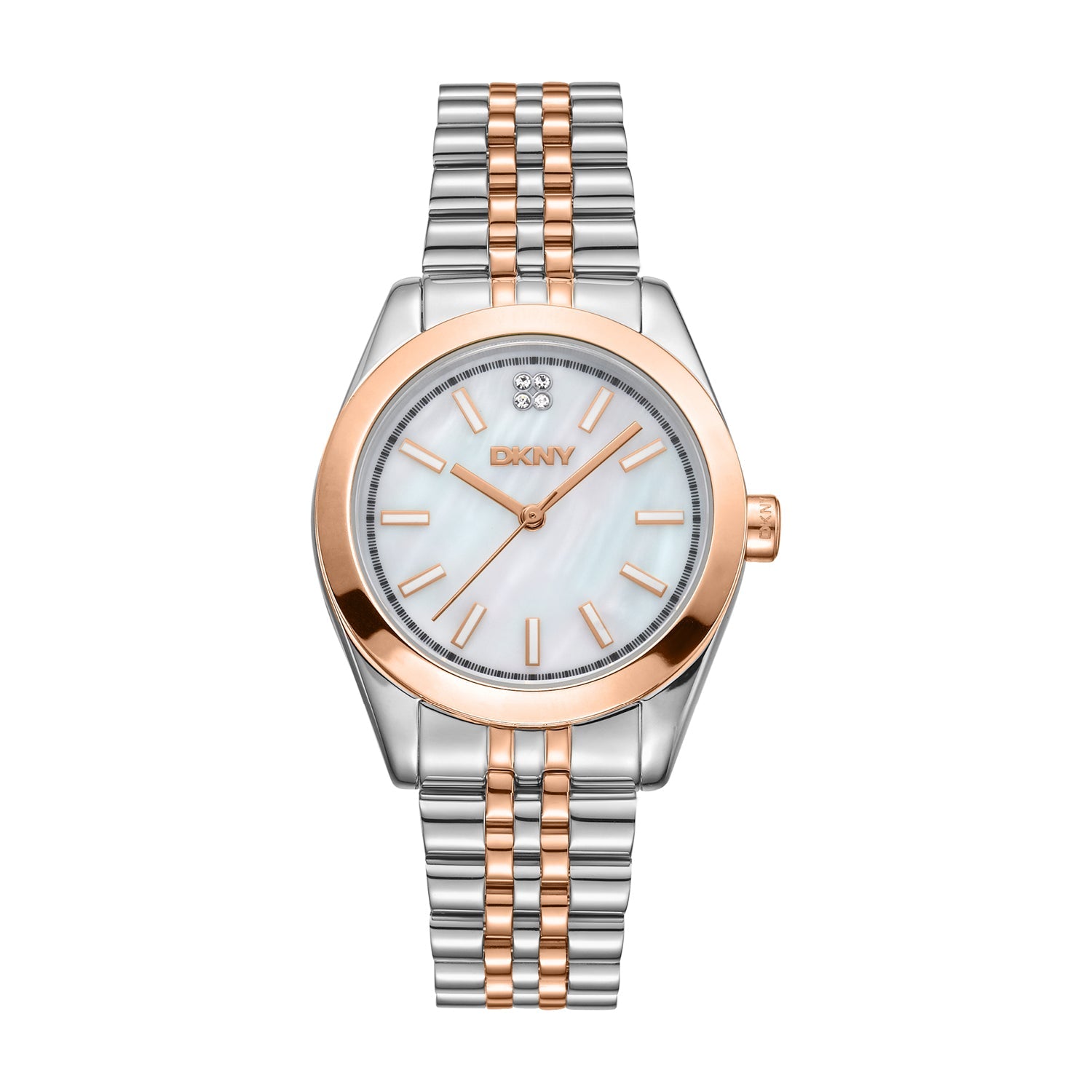 DKNY Everyday -Notlia Midi Two-Tone Stainless Steel 32mm Watch