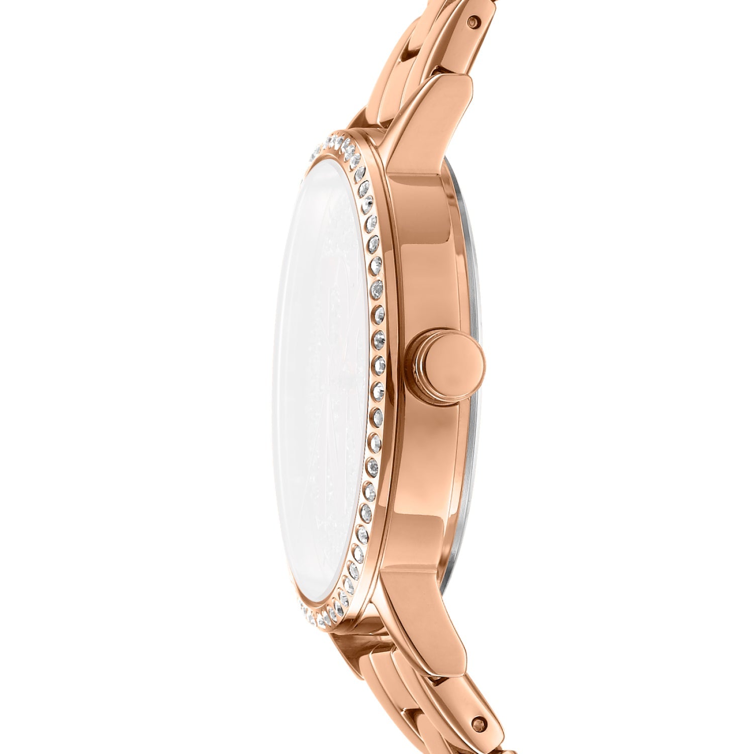 DKNY Logo -Soho Logo Rose Gold Stainless Steel 36mm Watch