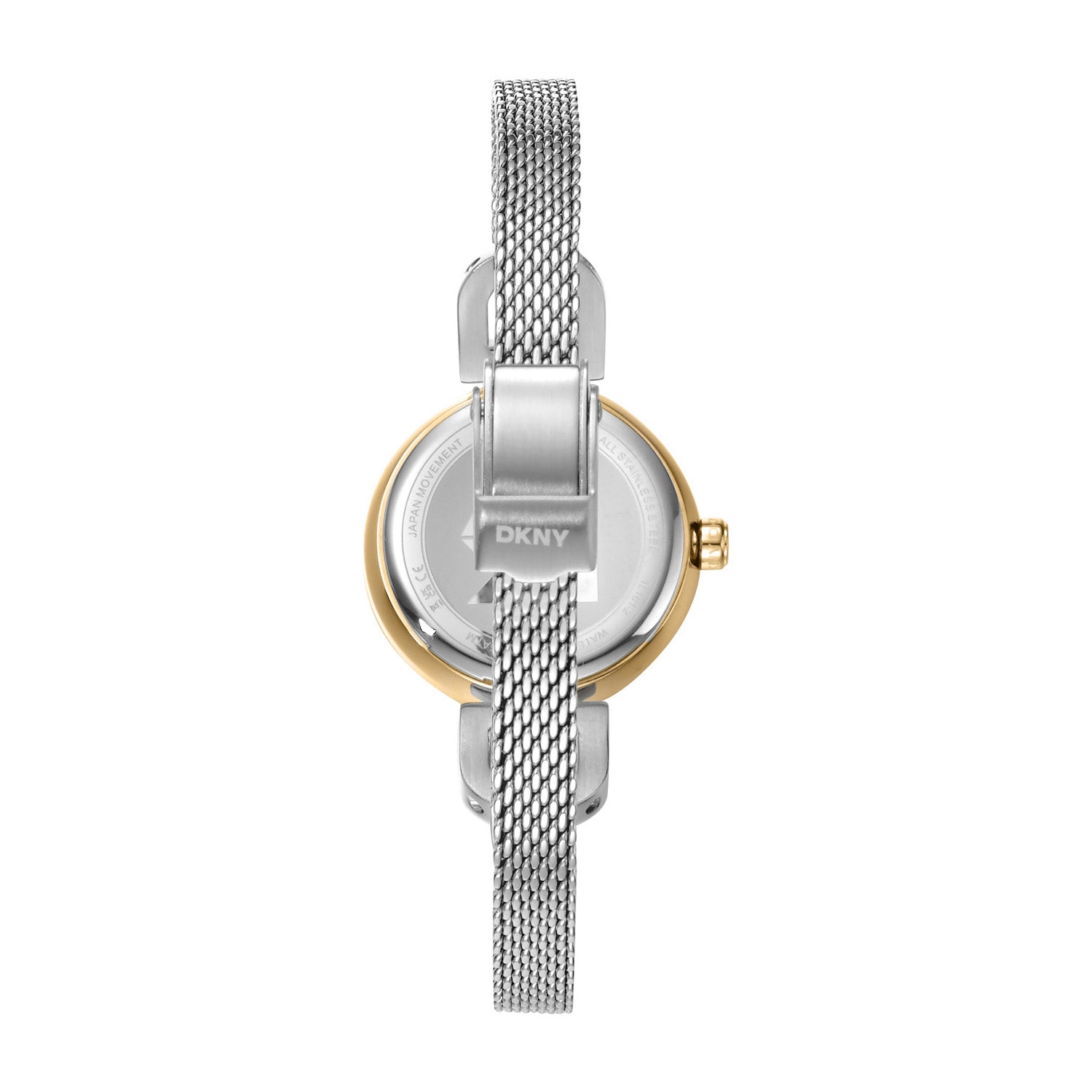 DKNY Milanese Two-Tone 26mm Green Dial Womens Watch