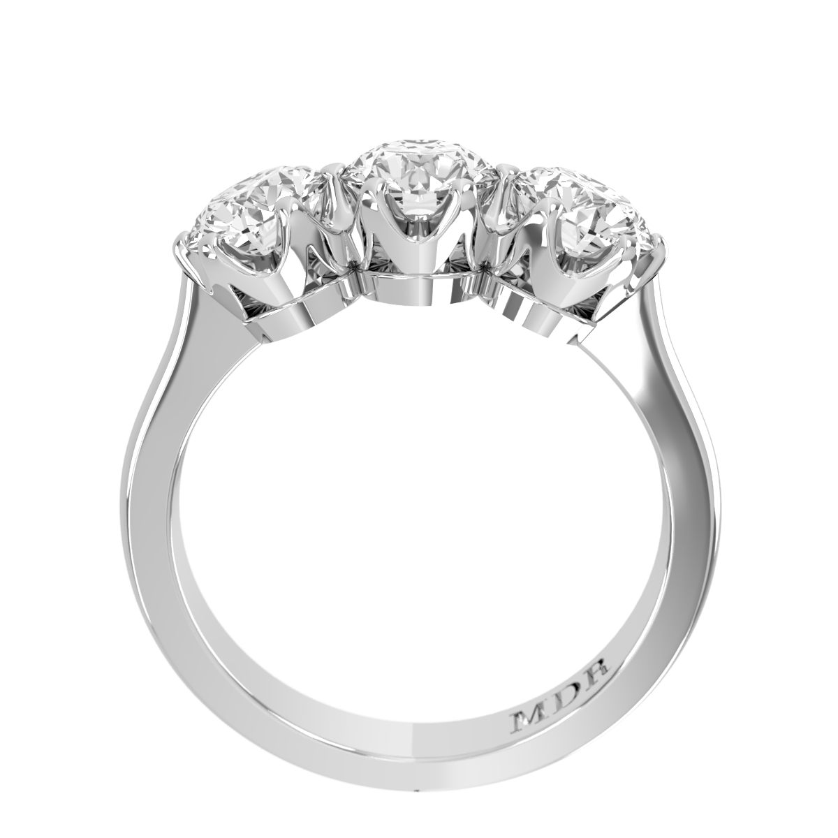 Brilliant Cut Shank six claw Setting