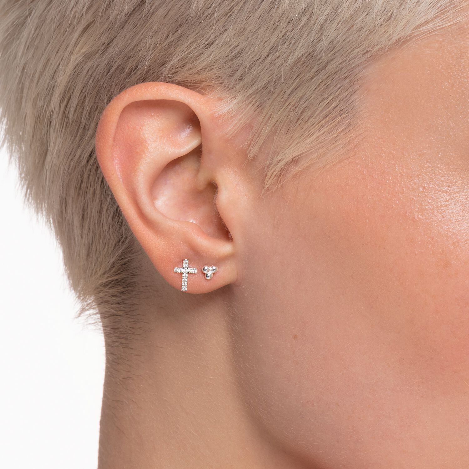 THOMAS SABO Ear Stud Cross (Single)