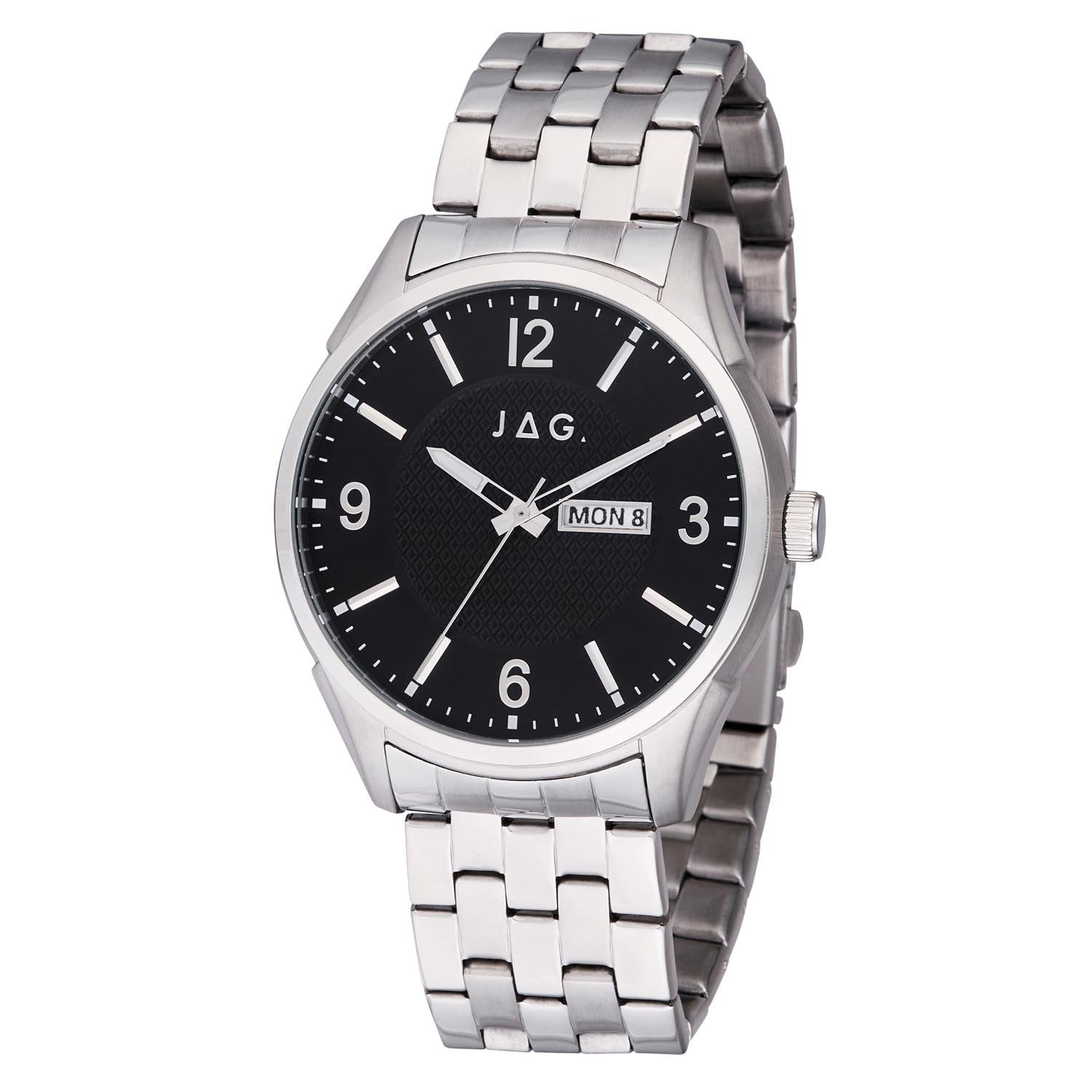 Jag William Silver 44mm Watch