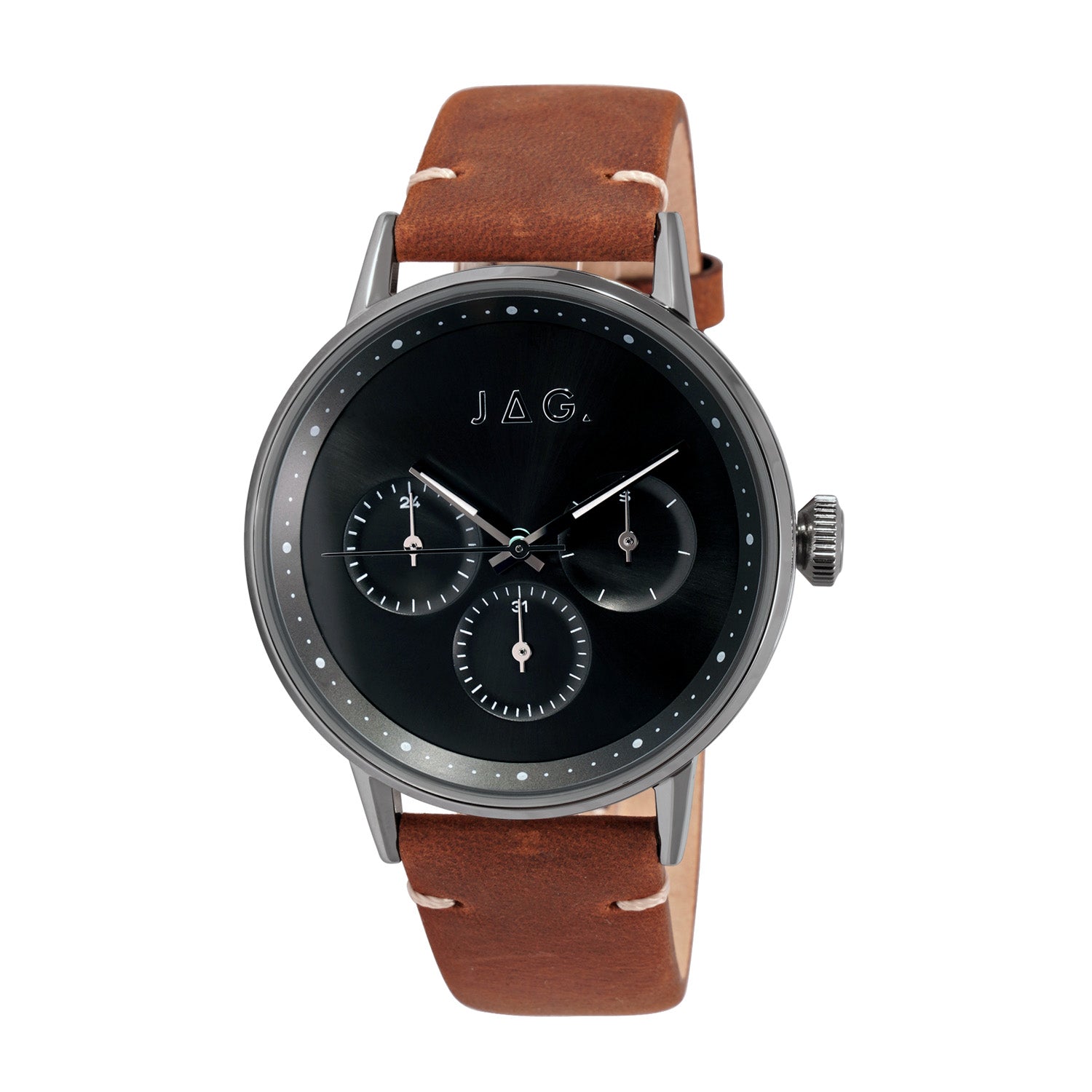 Jag Norwood Silver Stainless Steel 42mm Watch
