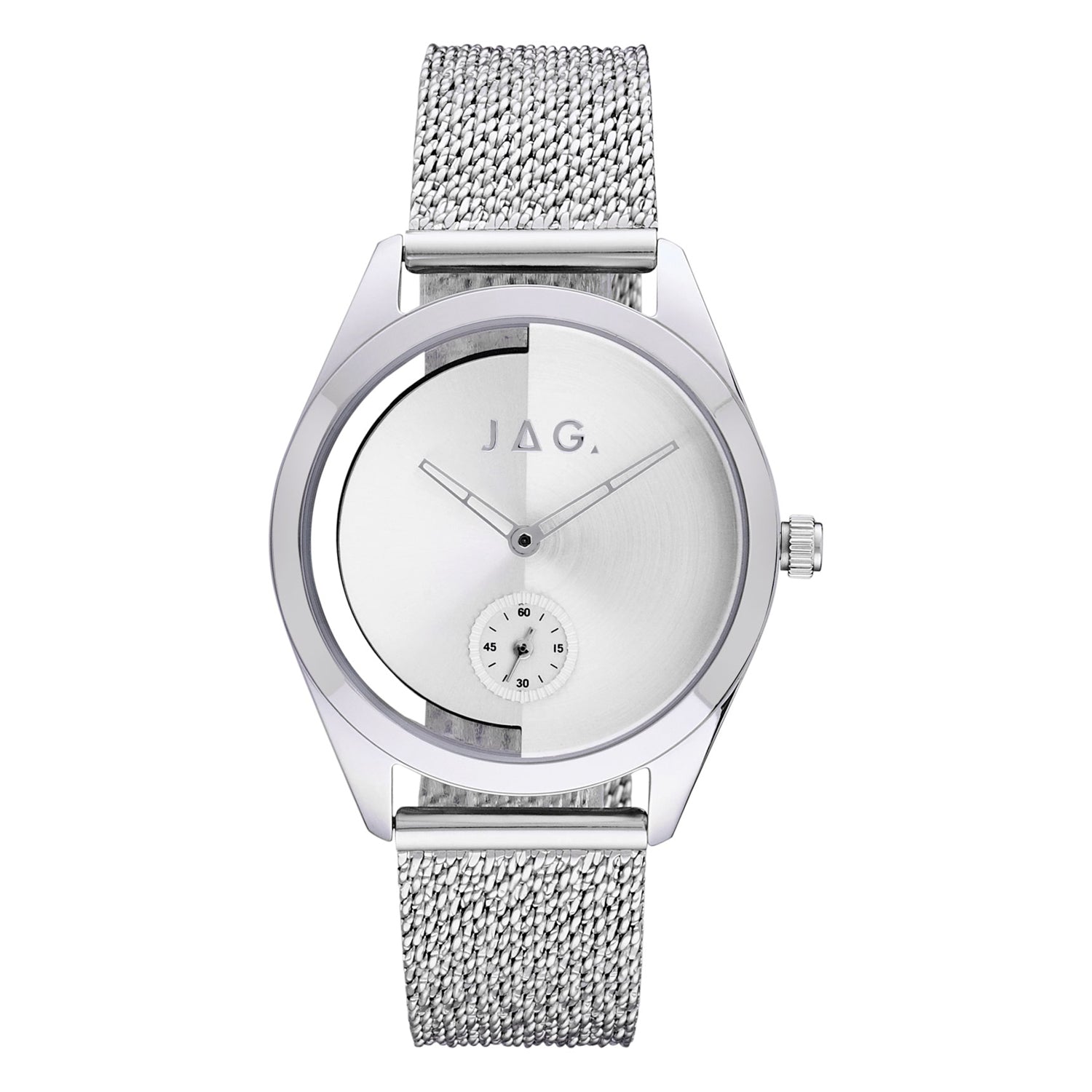 Jag Harrow Silver Stainless Steel 36mm Watch