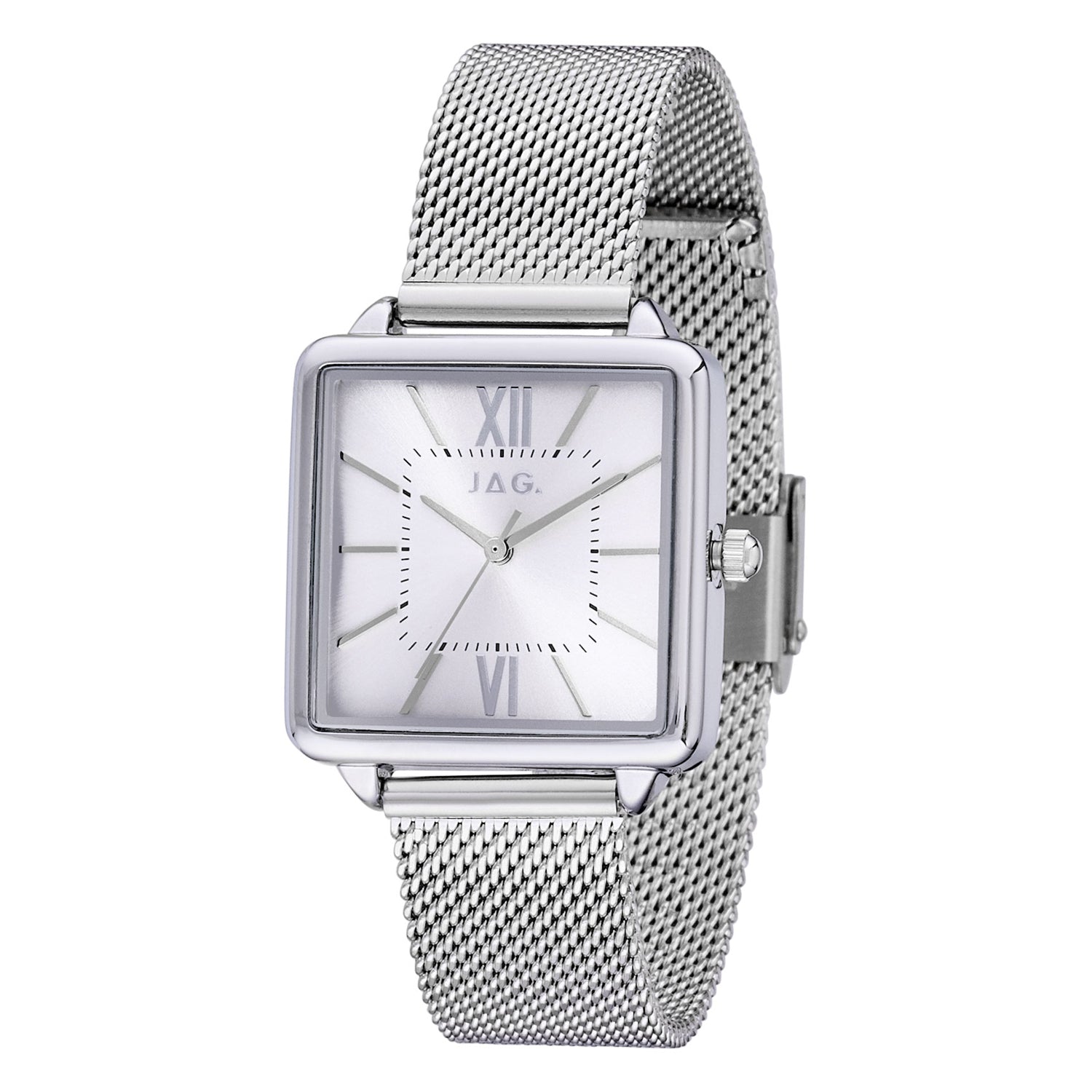 Jag Malvern Silver Alloy 28mm Watch