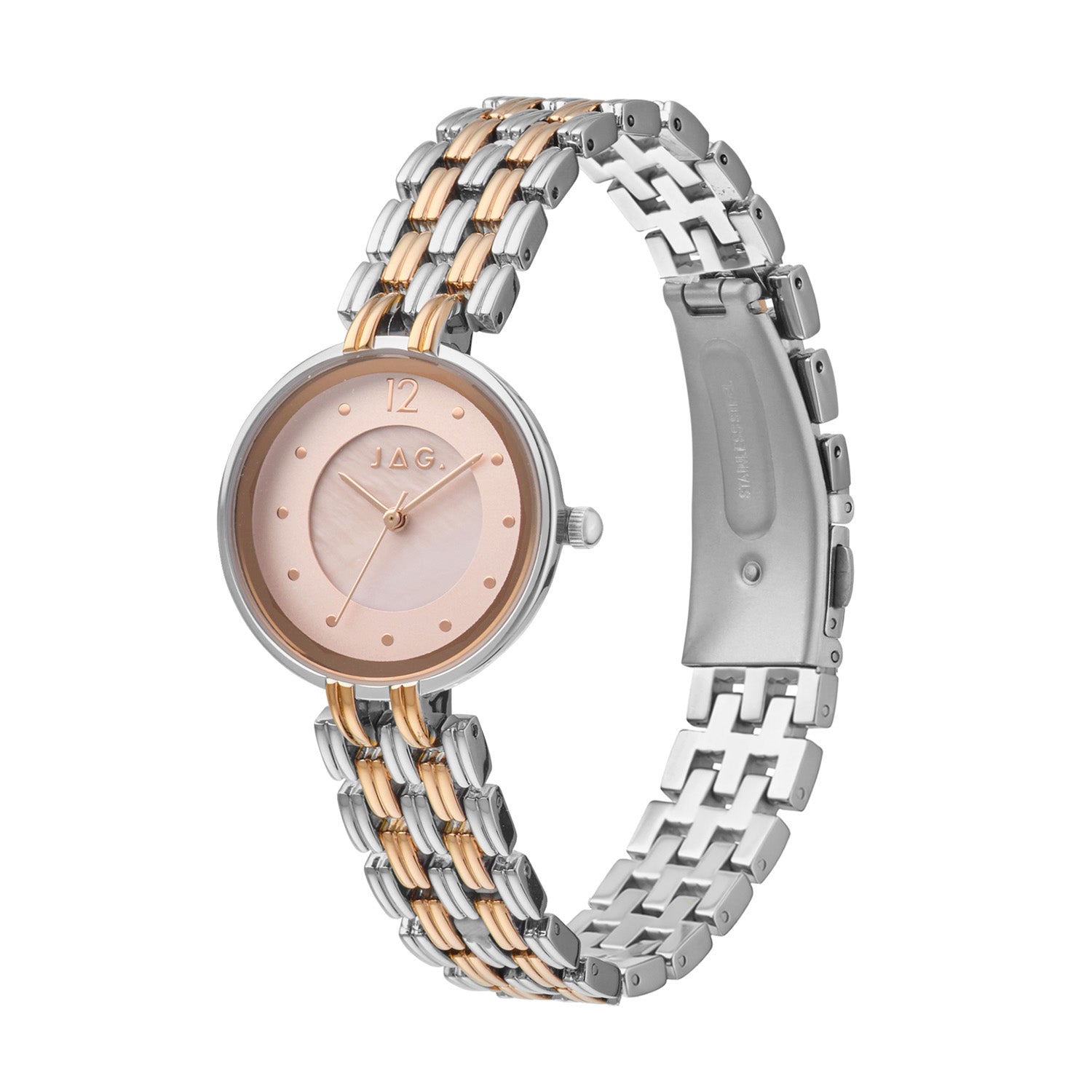 JAG Iluka Womens Pink MOP Dial 30mm Two-Tone Watch