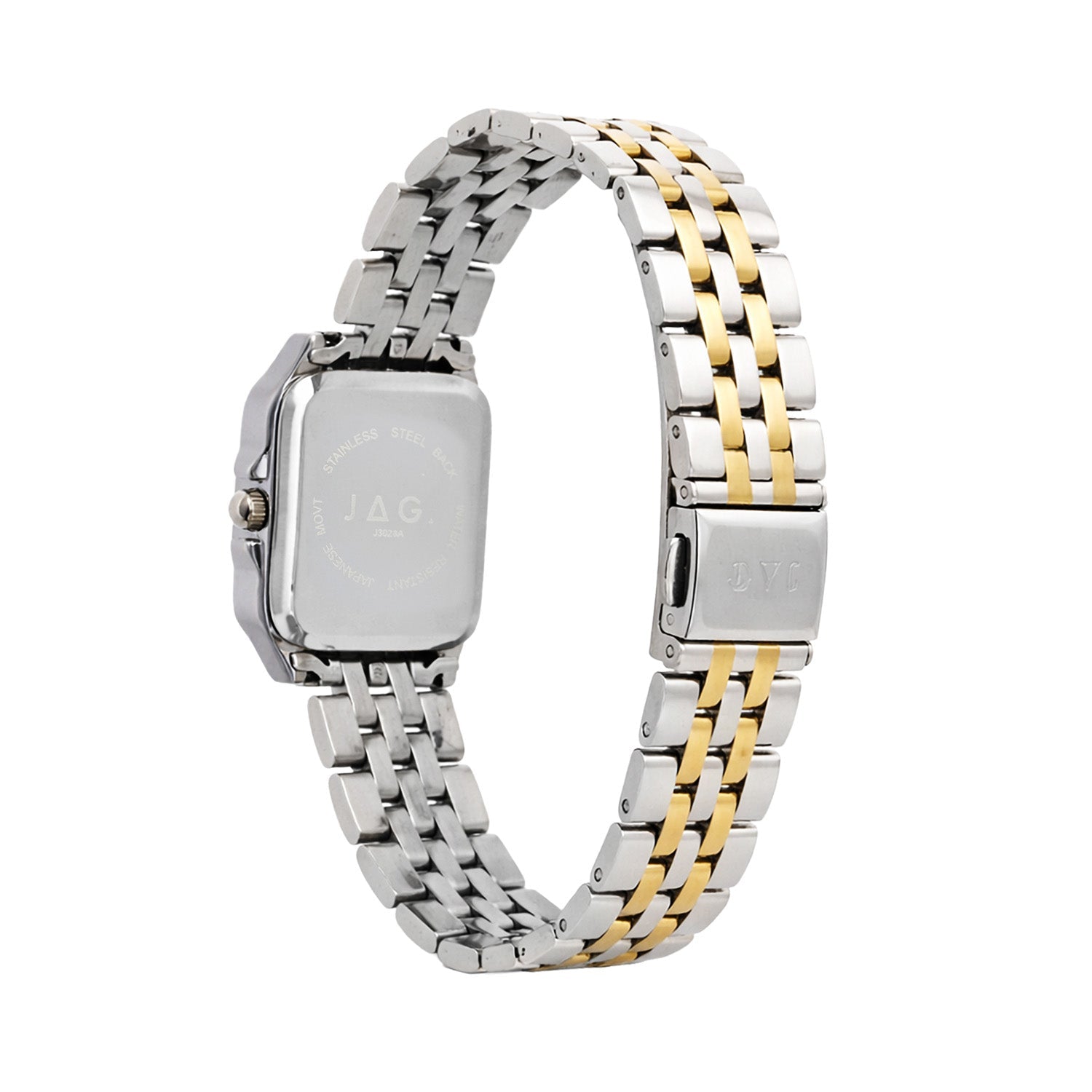 JAG Berrima Womens White MOP 20.3mm Two-Tone Watch
