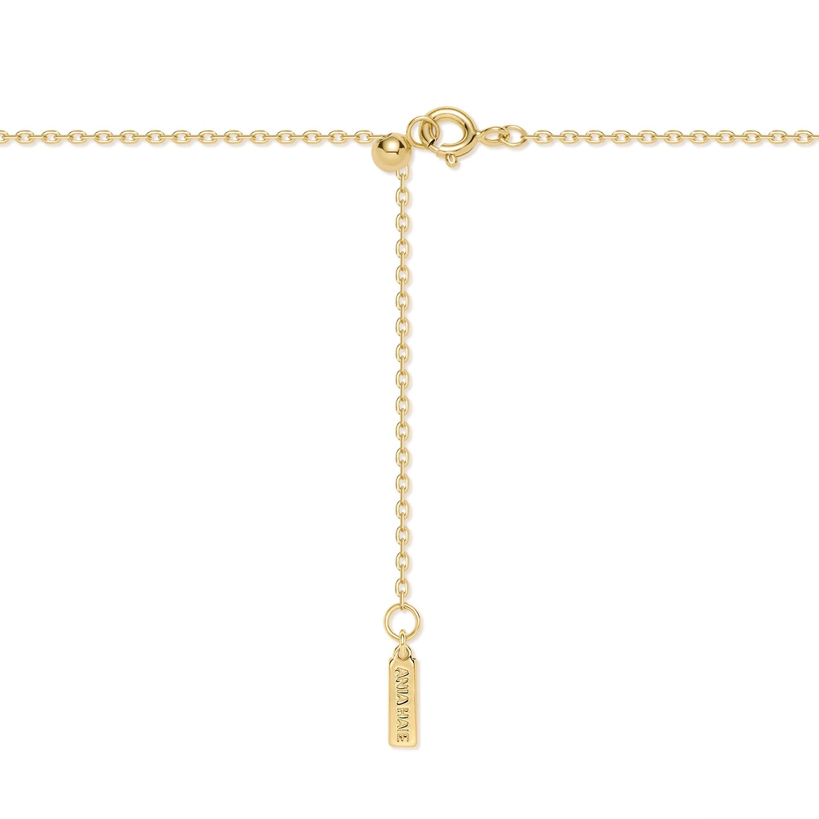 Ania Haie Gold Twisted Rope Lariat Necklace