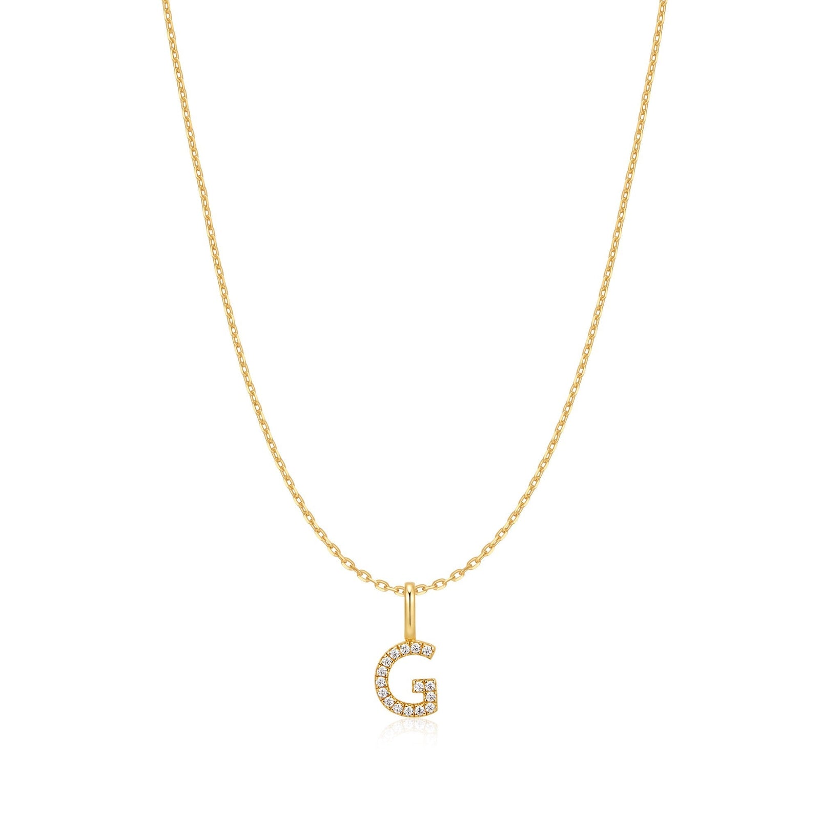 Ania Haie Gold Letter G Initial Necklace