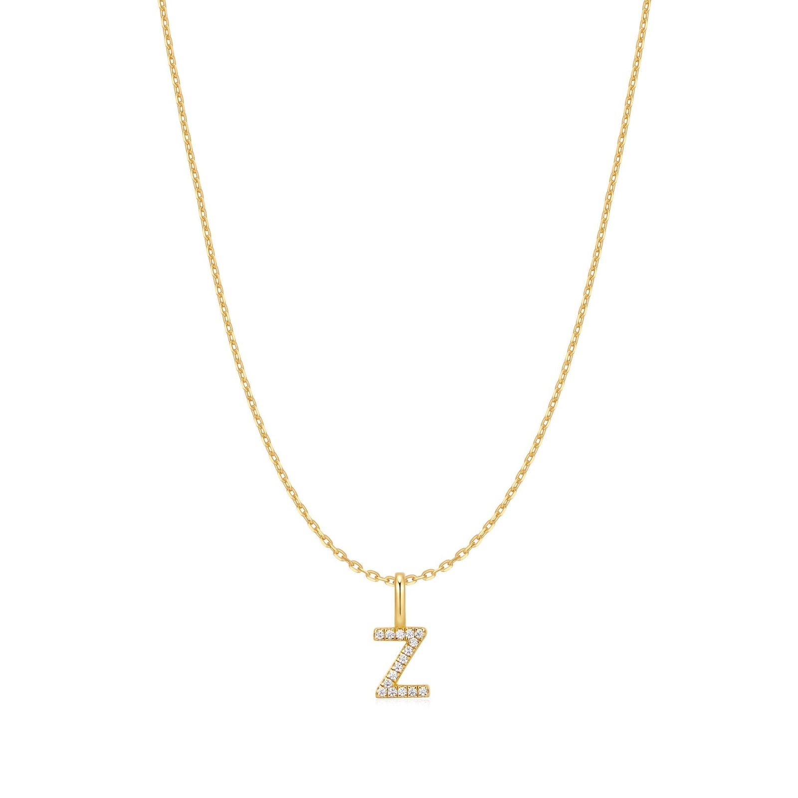 Ania Haie Gold Letter Z Initial Necklace