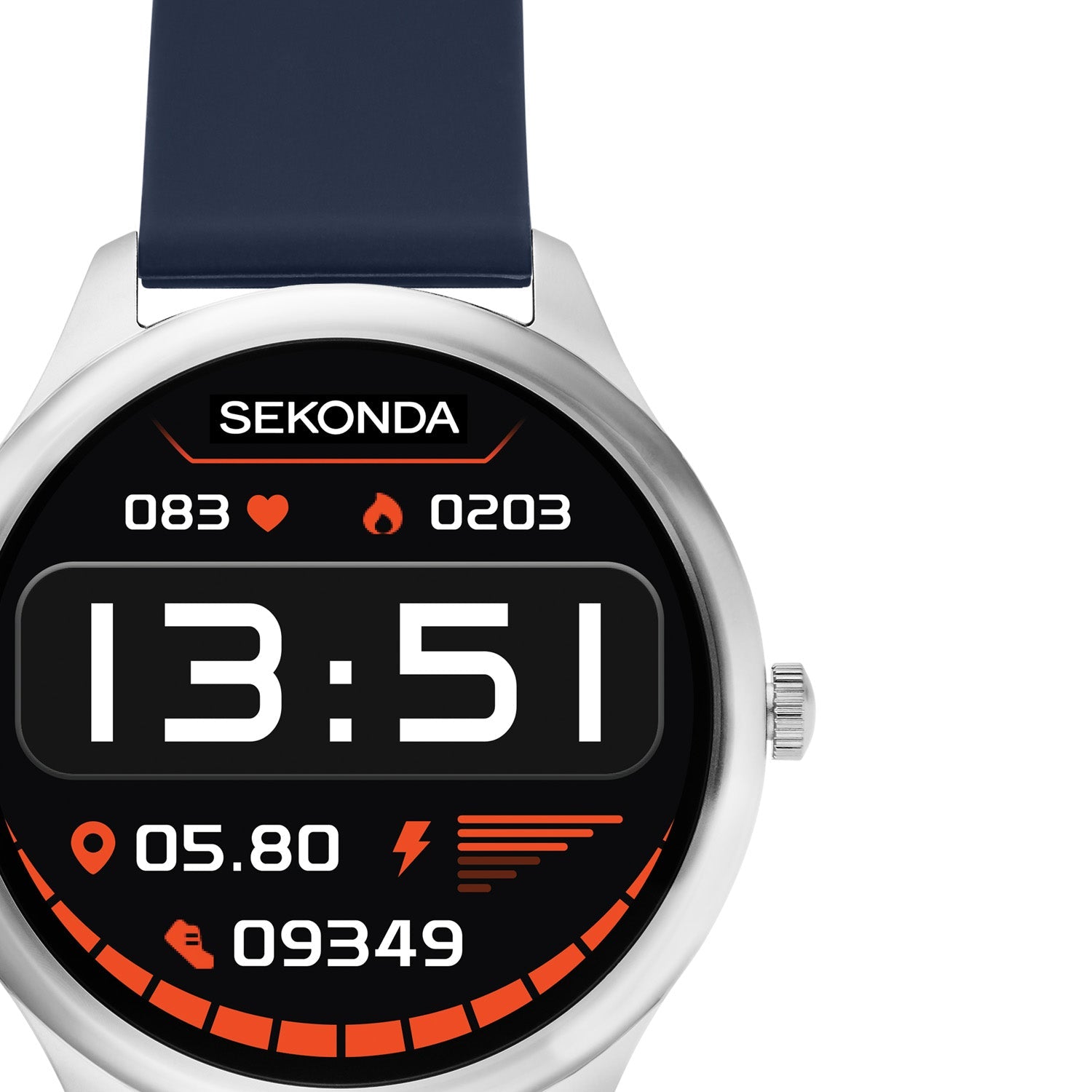 Sekonda Active X LCD Display 43mm Unisex Watch Blue