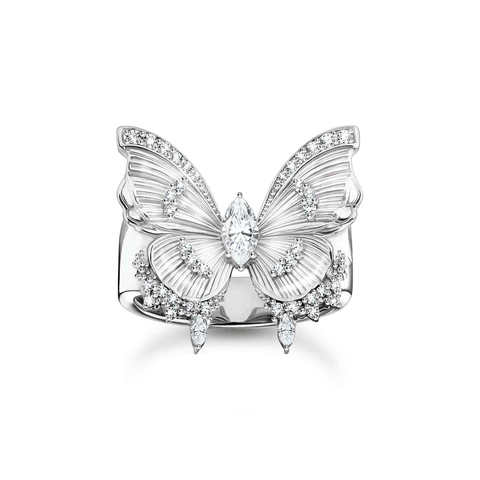 THOMAS SABO Butterfly Paradise Cocktail Ring in Silver