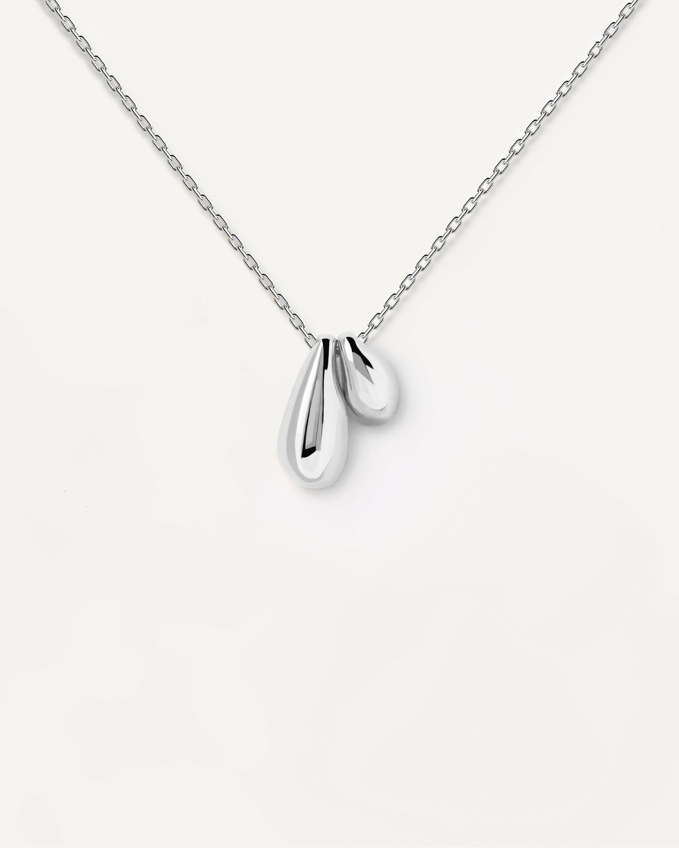 PDPAOLA Sugar Silver Necklace
