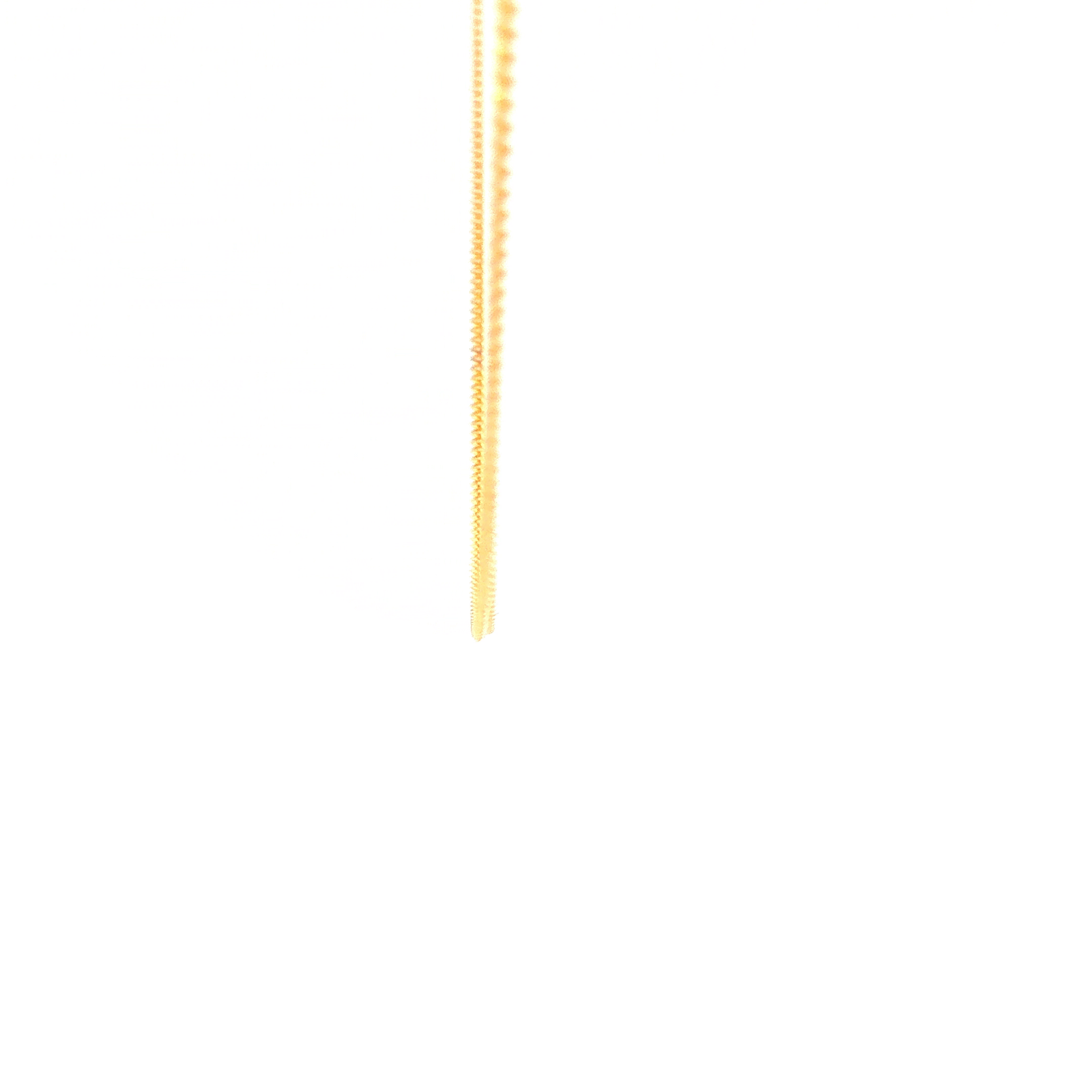 2 Sided Grumetta Curb Link Necklace in Yellow Gold