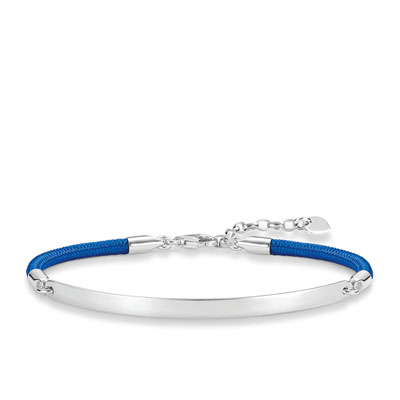 Thomas Sabo Dark Blue Cord Bracelet