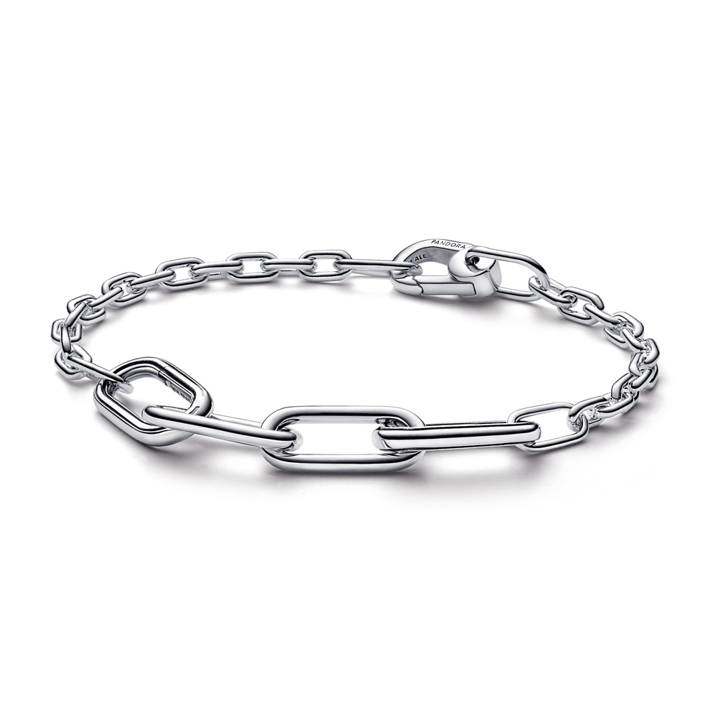 Sterling silver link bracelet