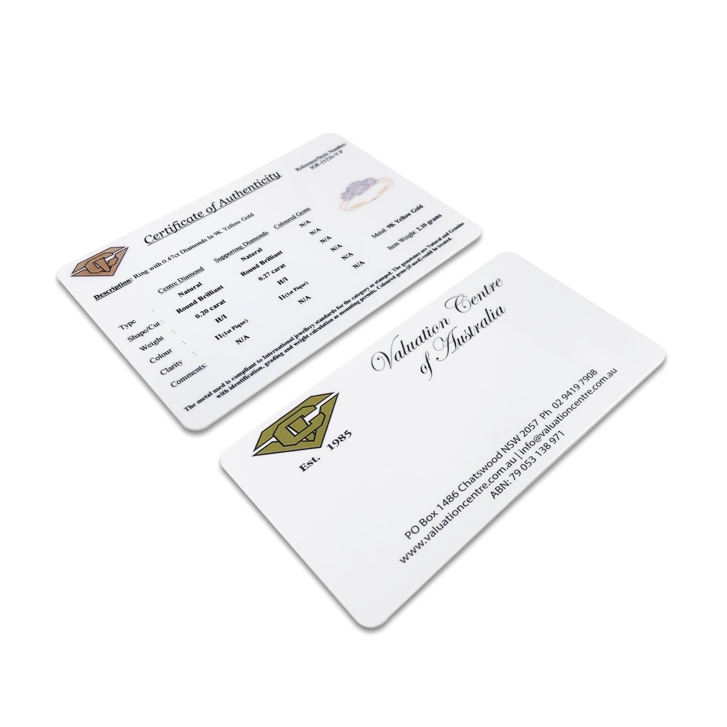 Diamond Stud Earrings with 0.90ct Diamonds in 18K Yellow Gold