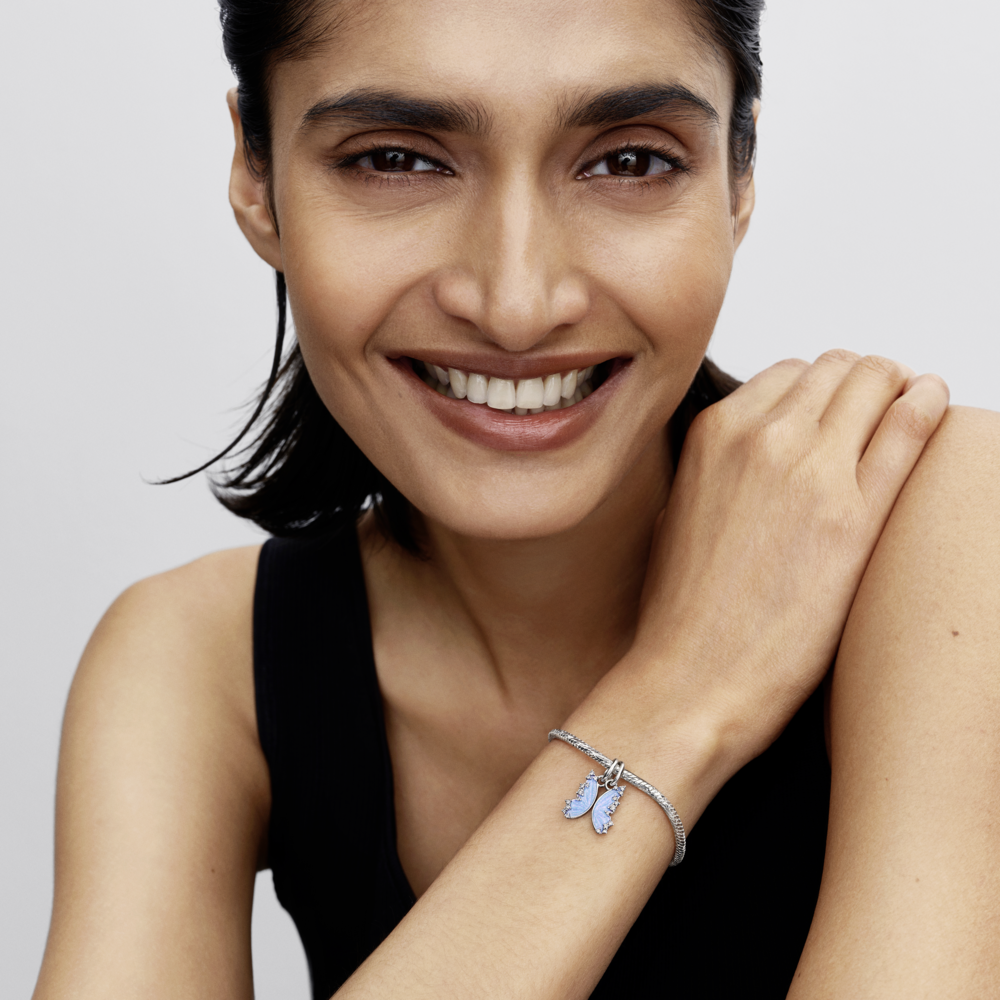 Pandora Splittable Butterfly Dangle Charm