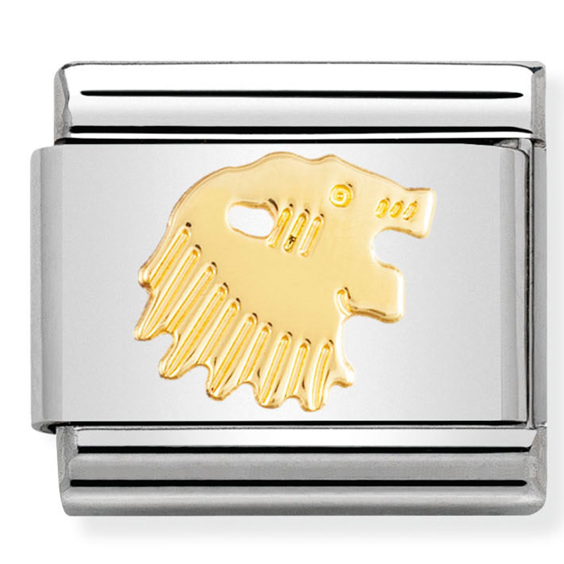Nomination Classic Link 030104/05 Leo in 18k Gold