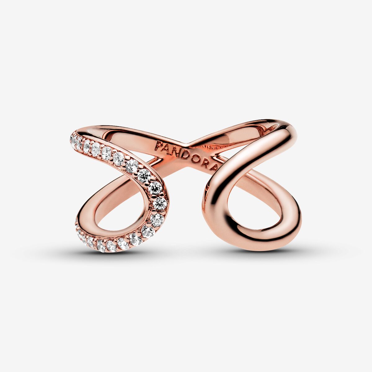 Pandora Wrapped Open Infinity Ring