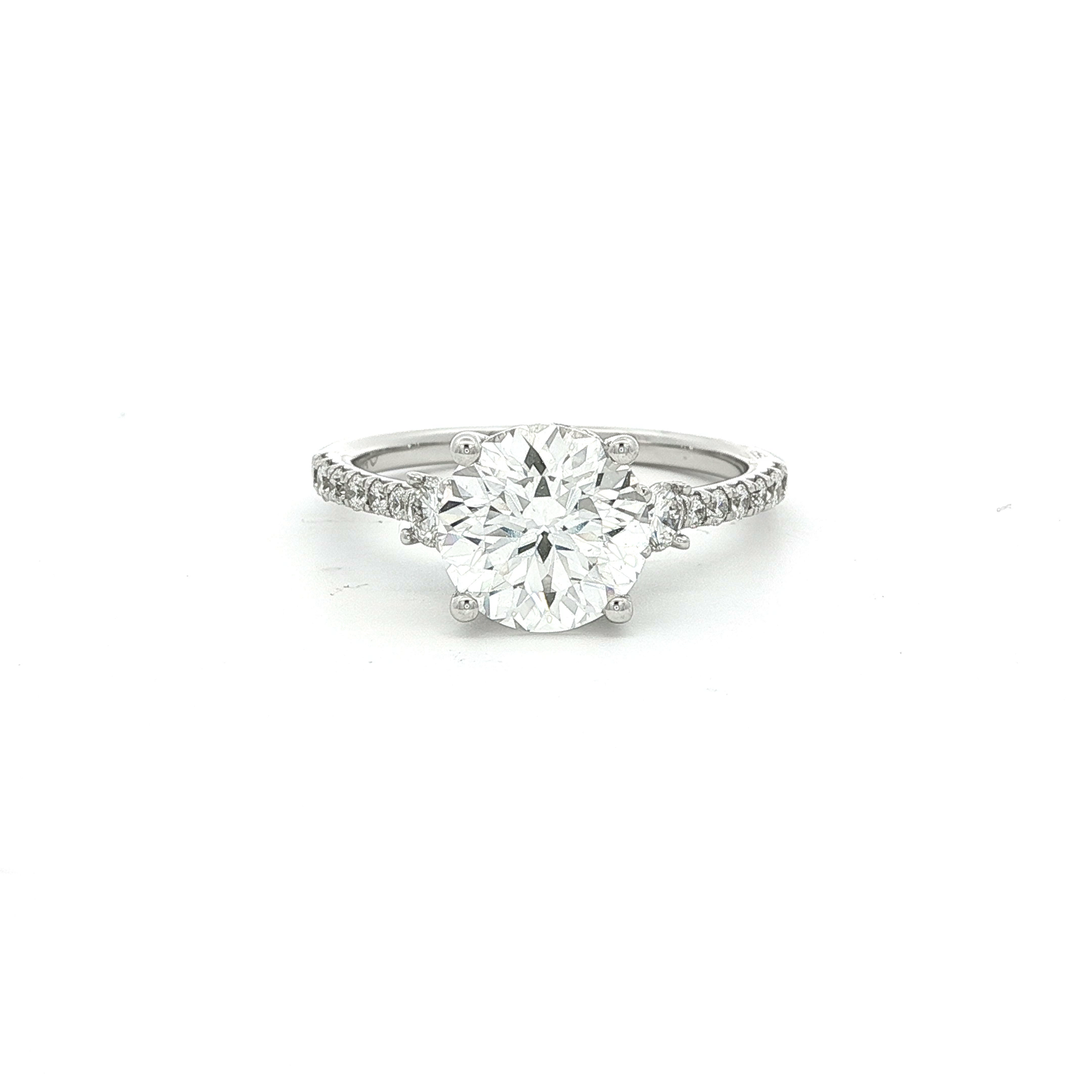 Engagement Ring Above Love Lab Grown Diamond 2.32ct Centre Stone