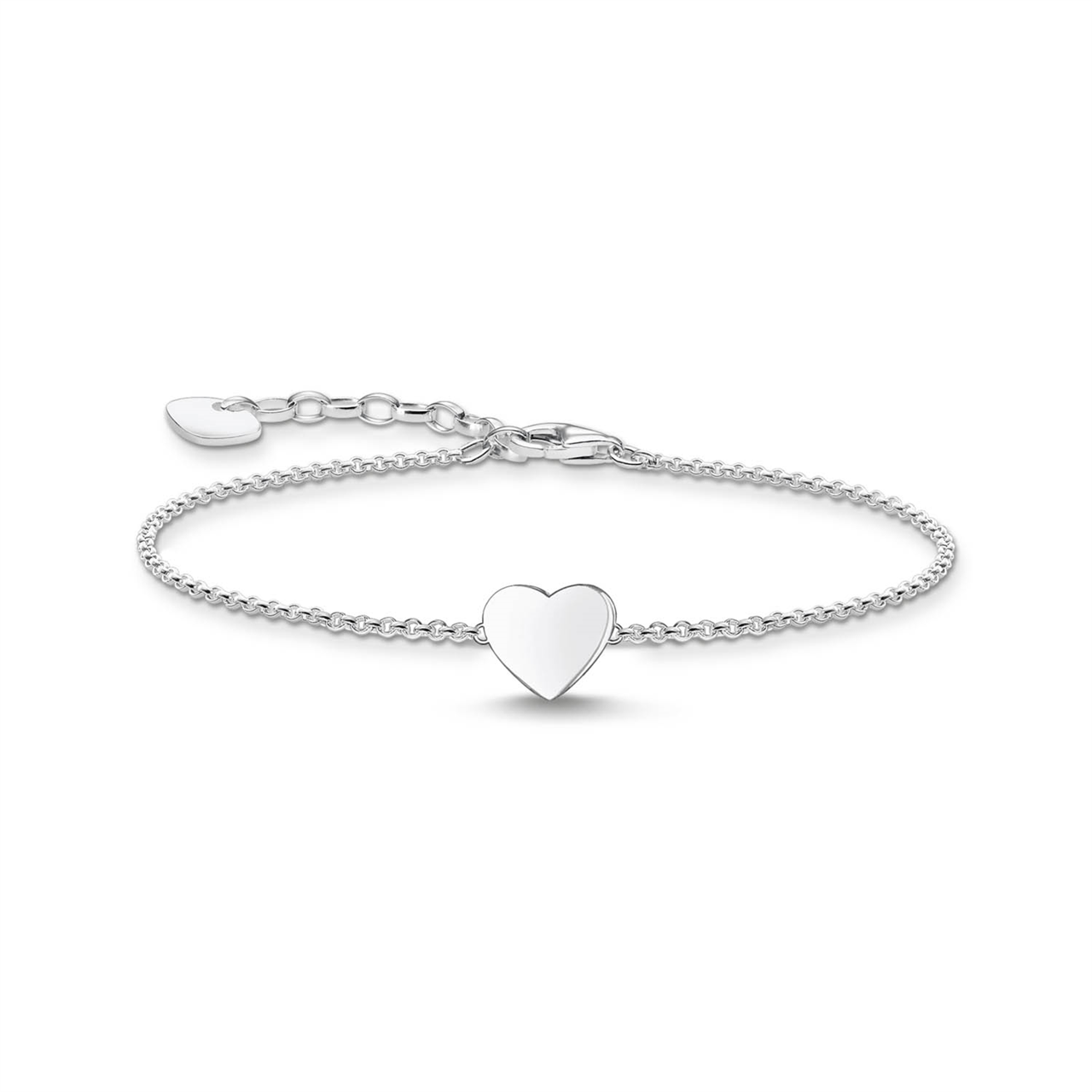 Thomas Sabo Engravable Heart Silver Bracelet