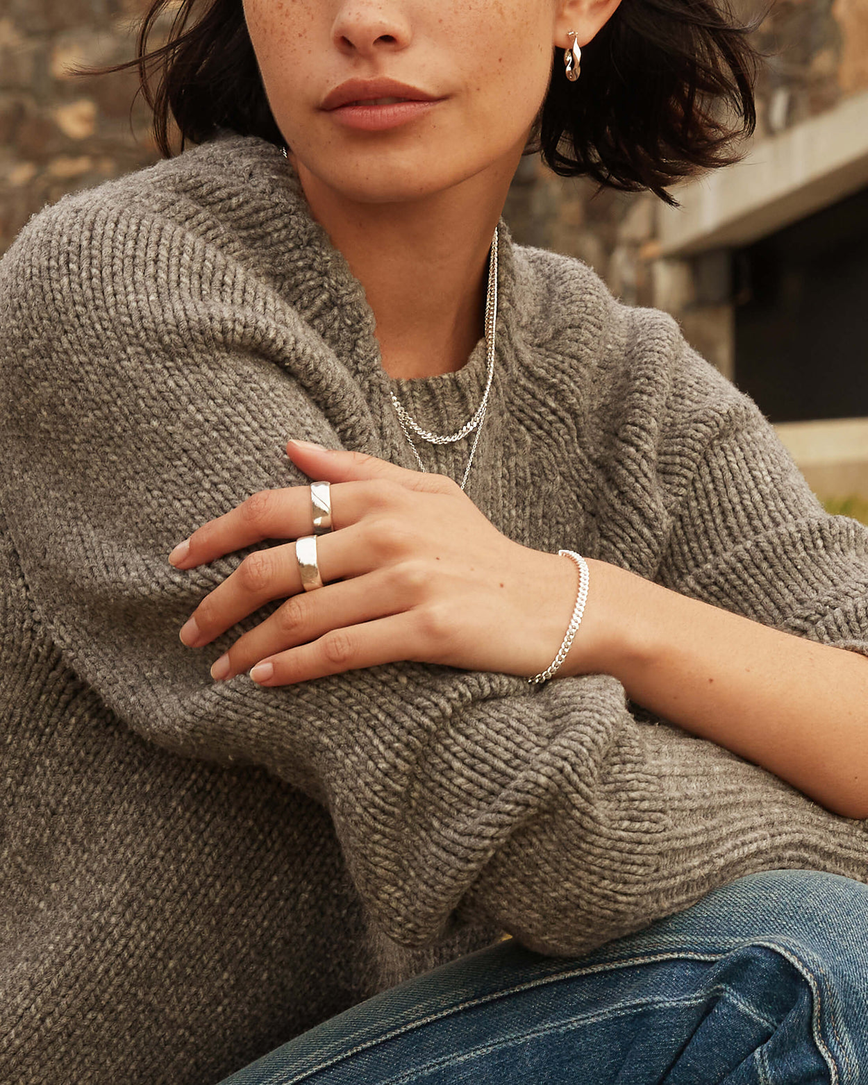 Kirstin Ash Wave Hoops