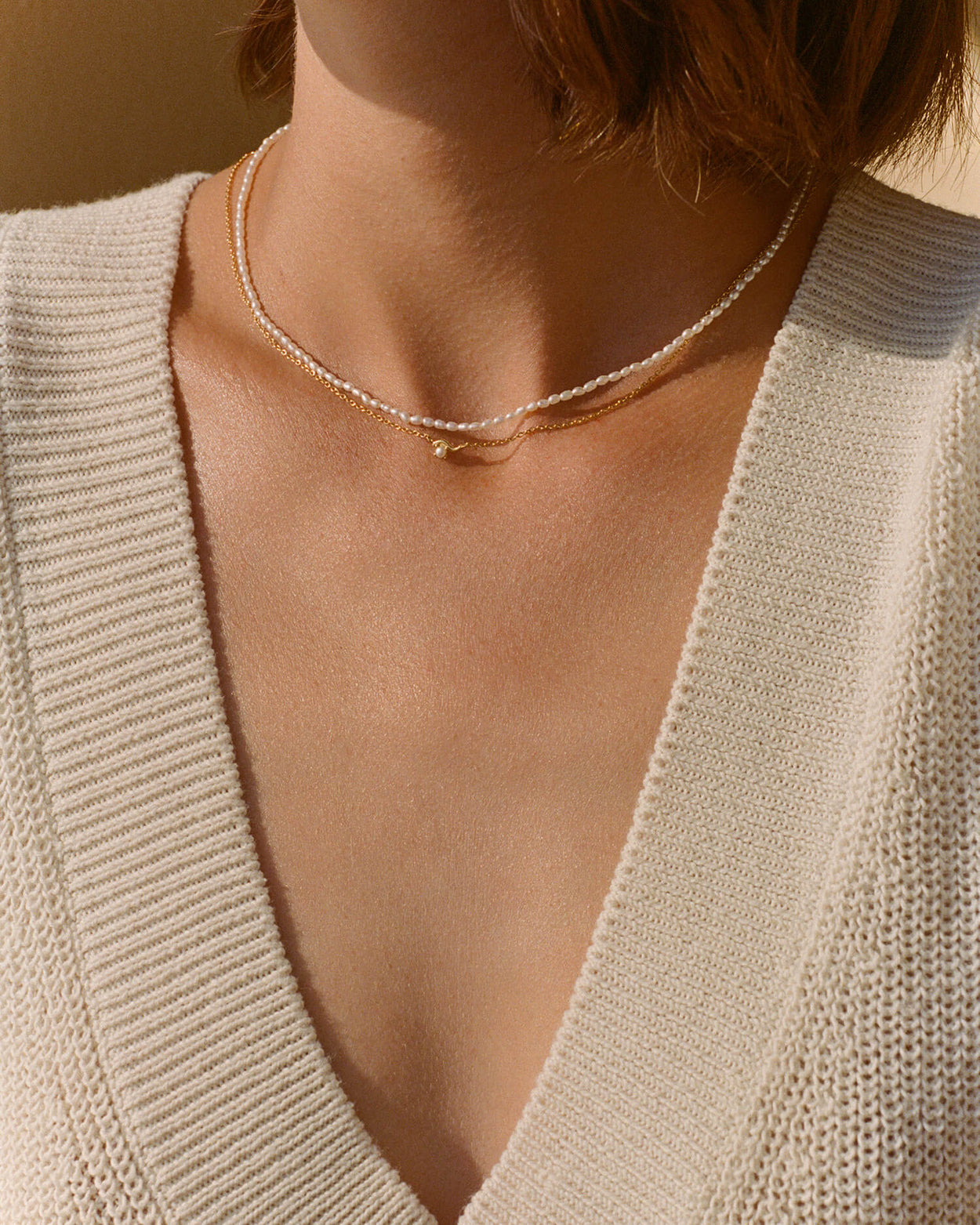 Kirstin Ash Ripple Necklace 18K Gold Plated