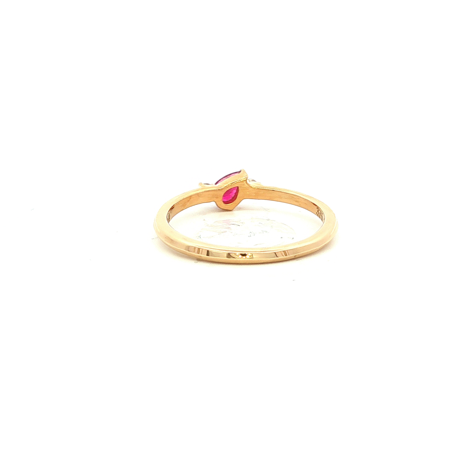 Pink Tourmaline Dress Ring in Yellow Gold