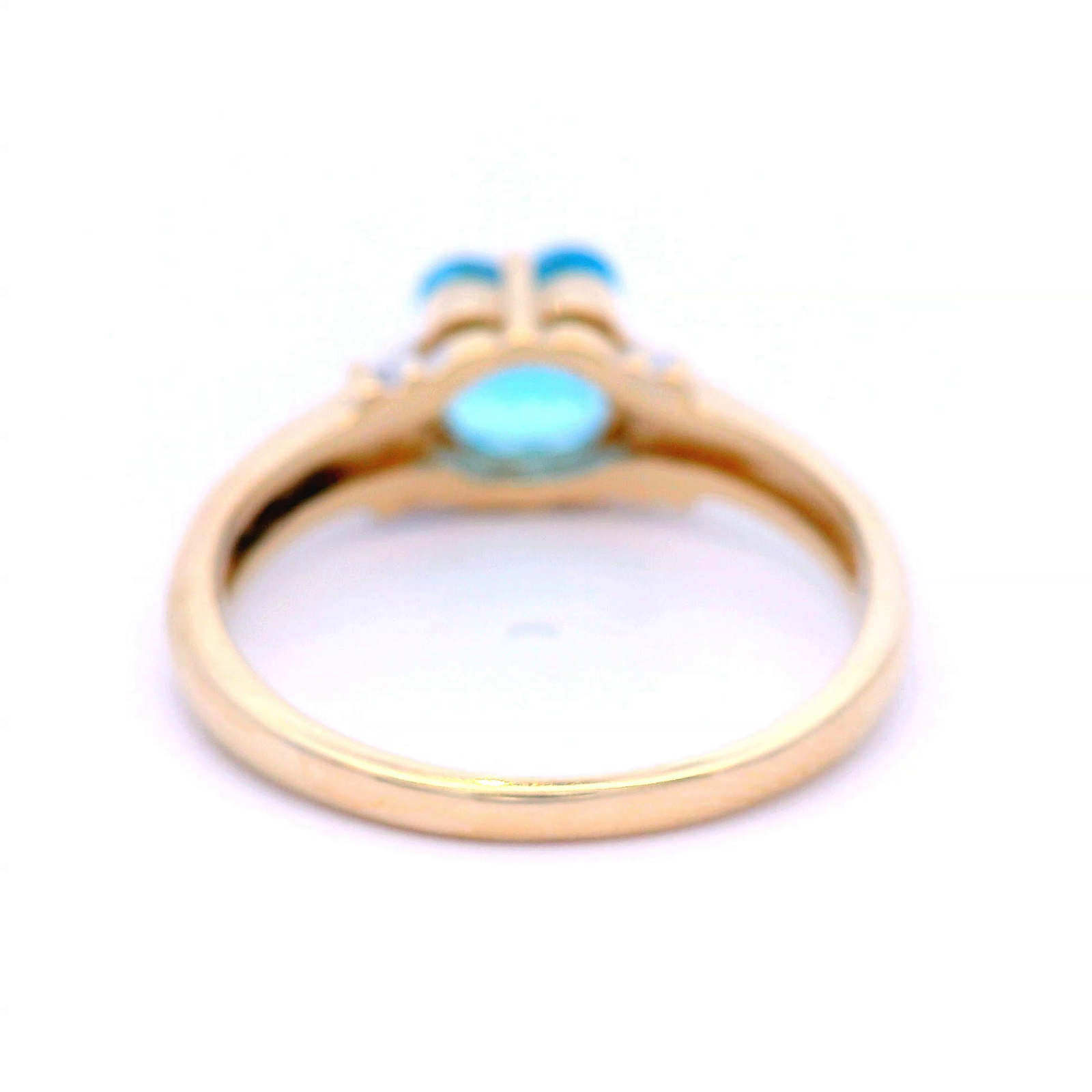 Topaz Dress Ring in Yellow Gold