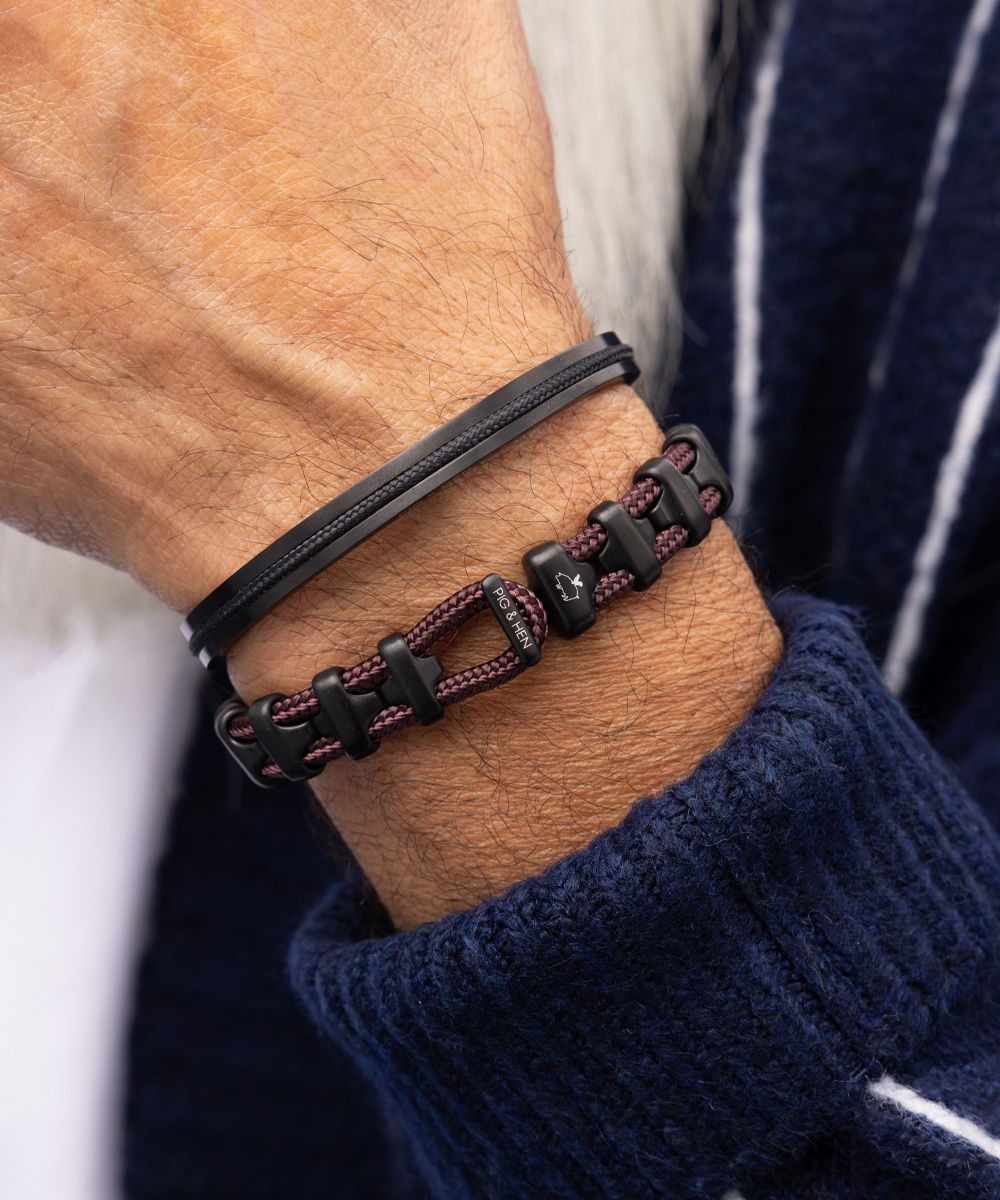 Pig And Hen Bold Bob Mahogany | Black Medium