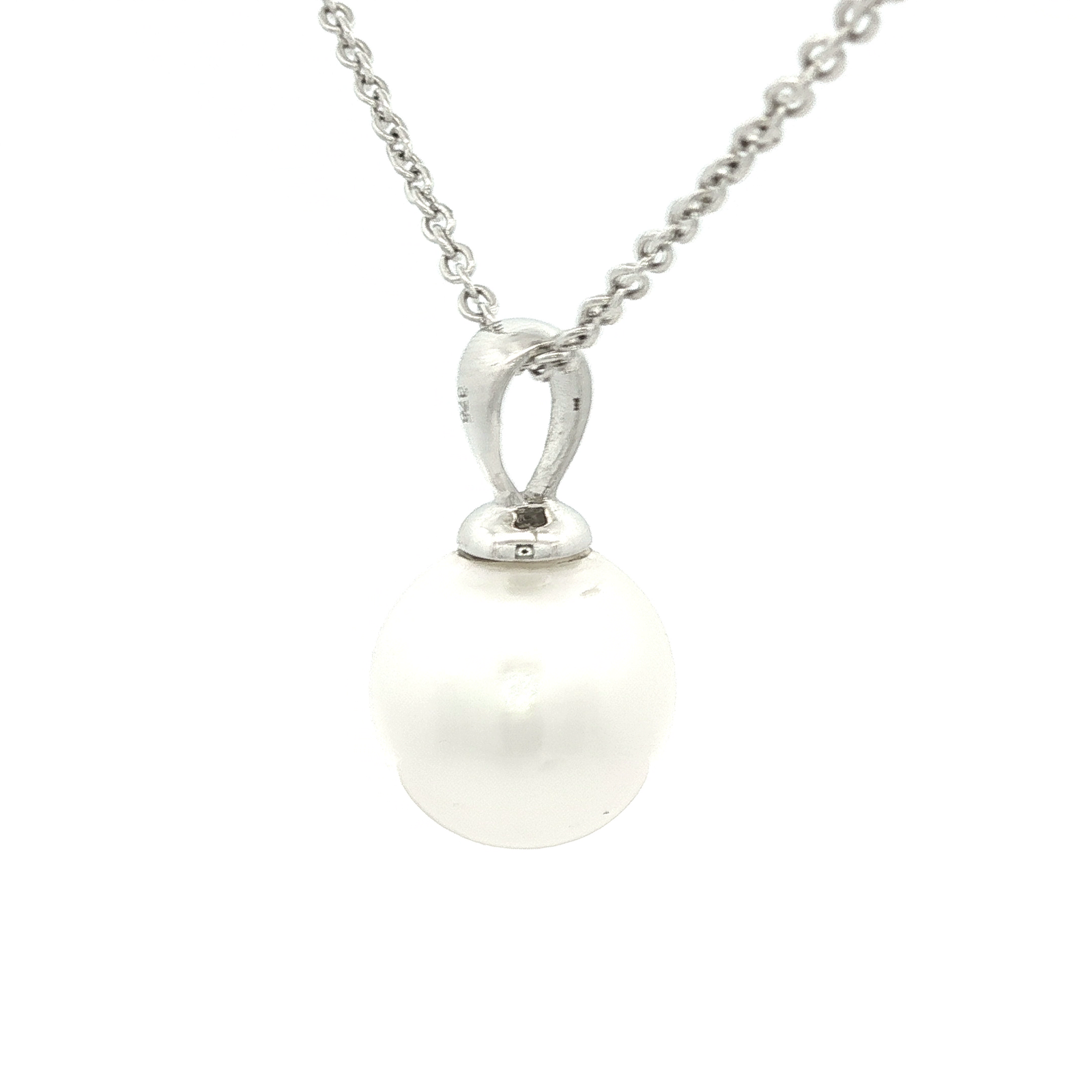 South Seas Pearl Necklace in White Gold