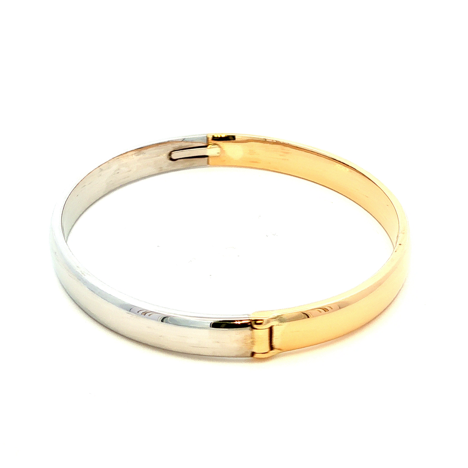Hinged Oval Tube Oval Shape Bangle