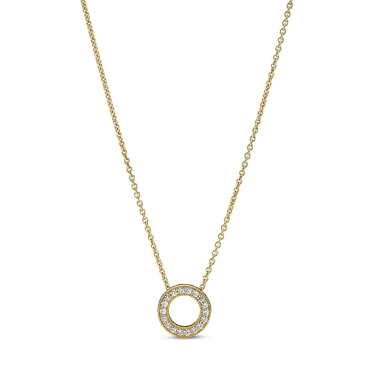 Pandora Shine Reversible Logo Collier w Clear CZ